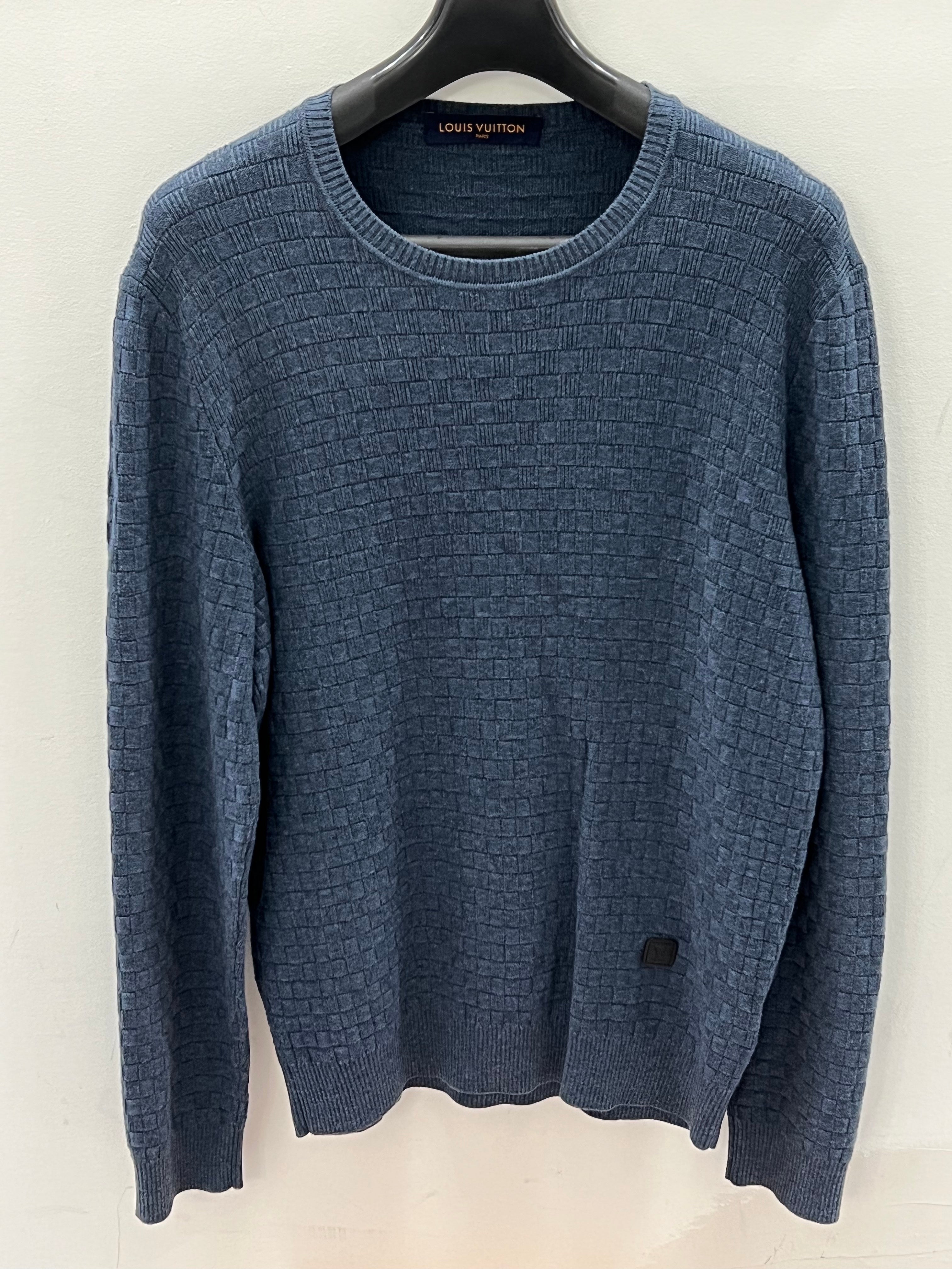 LOUIS VUITTON DAMIER SIGNATURE CREWNECK SWEATER