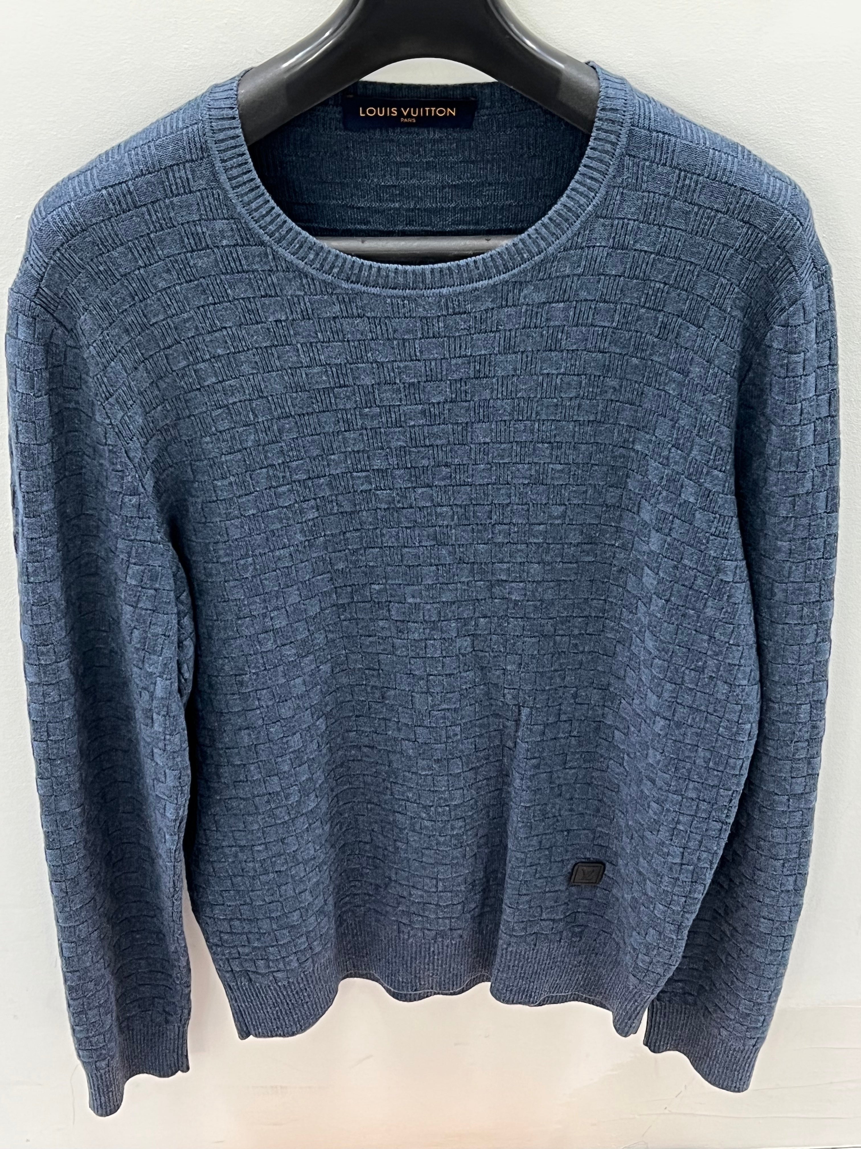 LOUIS VUITTON DAMIER SIGNATURE CREWNECK SWEATER