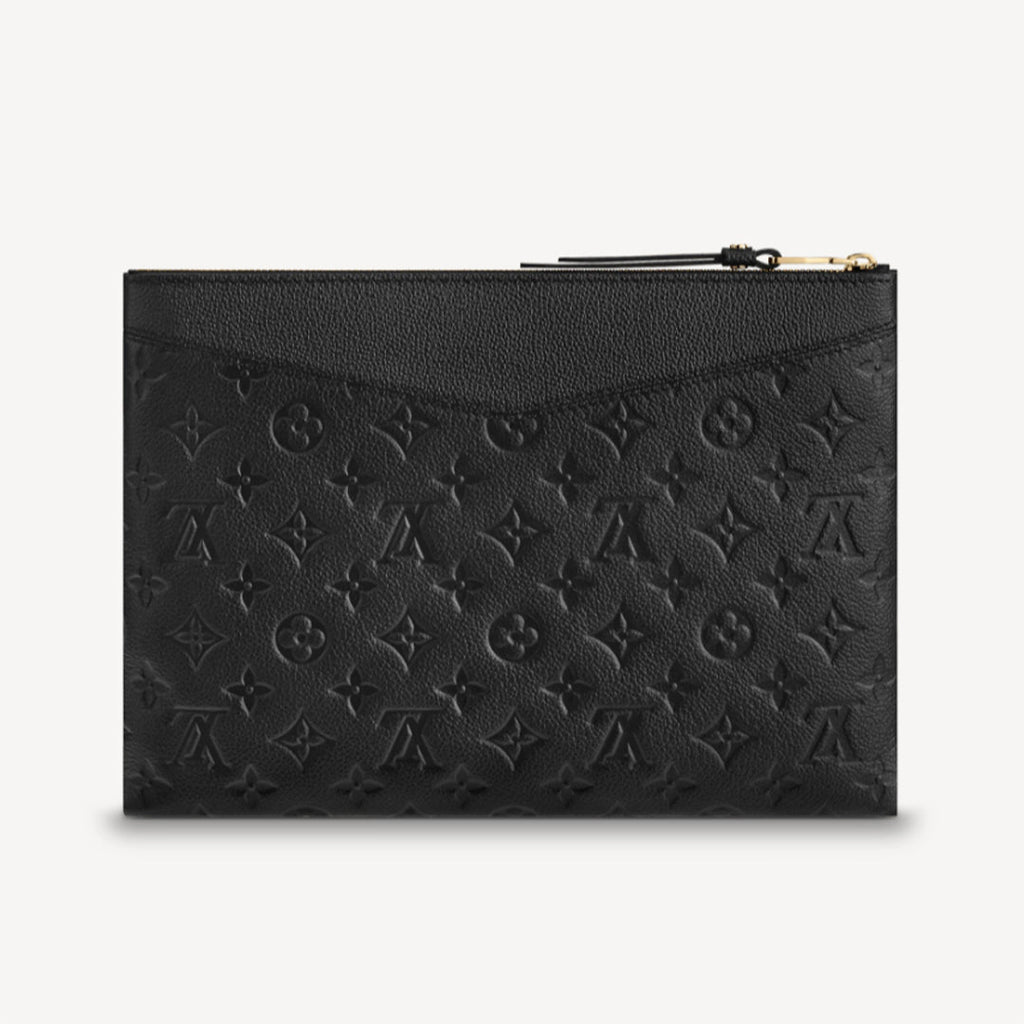 LOUIS VUITTON MONOGRAM EMPREINTE LEATHER DAILY POUCH CLUTCH BAG