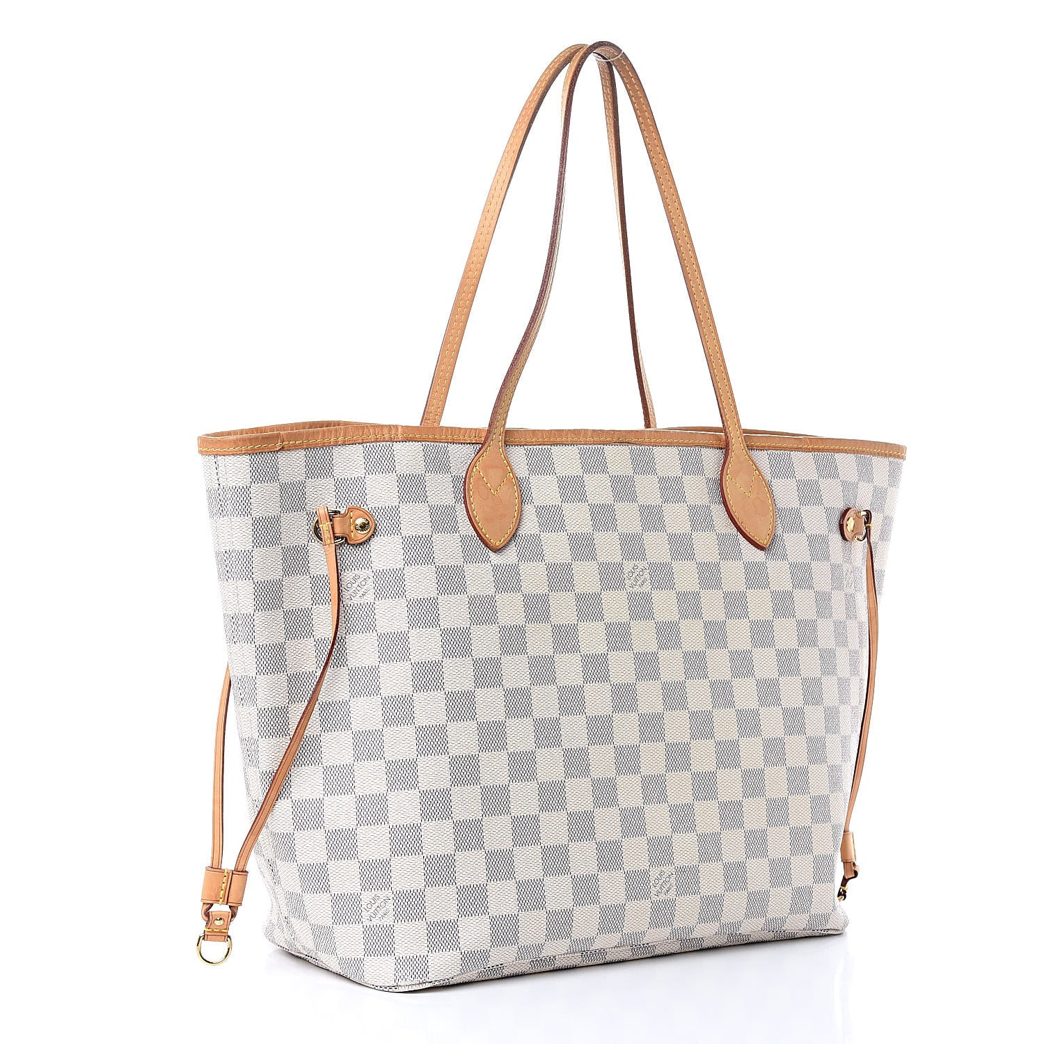 LOUIS VUITTON DAMIER AZUR NEVERFULL MM TOTE BAG