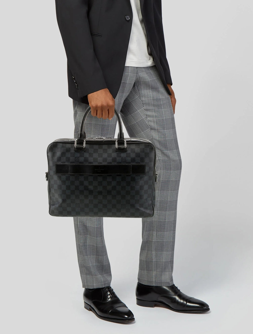 LOUIS VUITTON DAMIER COBALT PORTE-DOCUMENT BAG