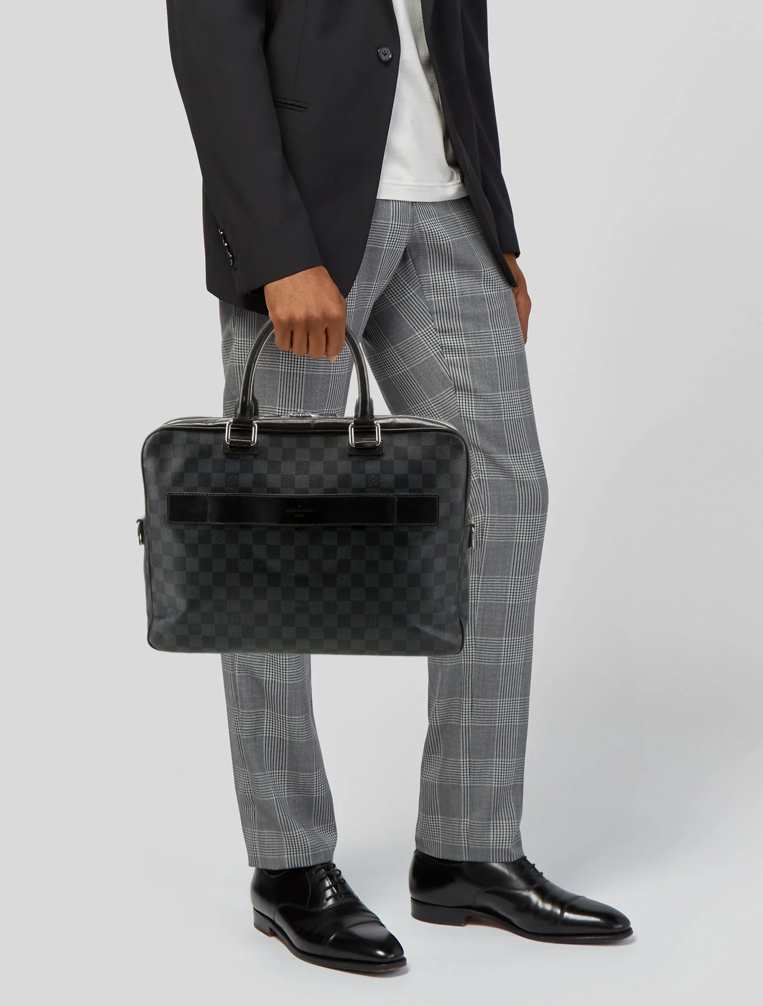 LOUIS VUITTON DAMIER COBALT PORTE-DOCUMENT BAG