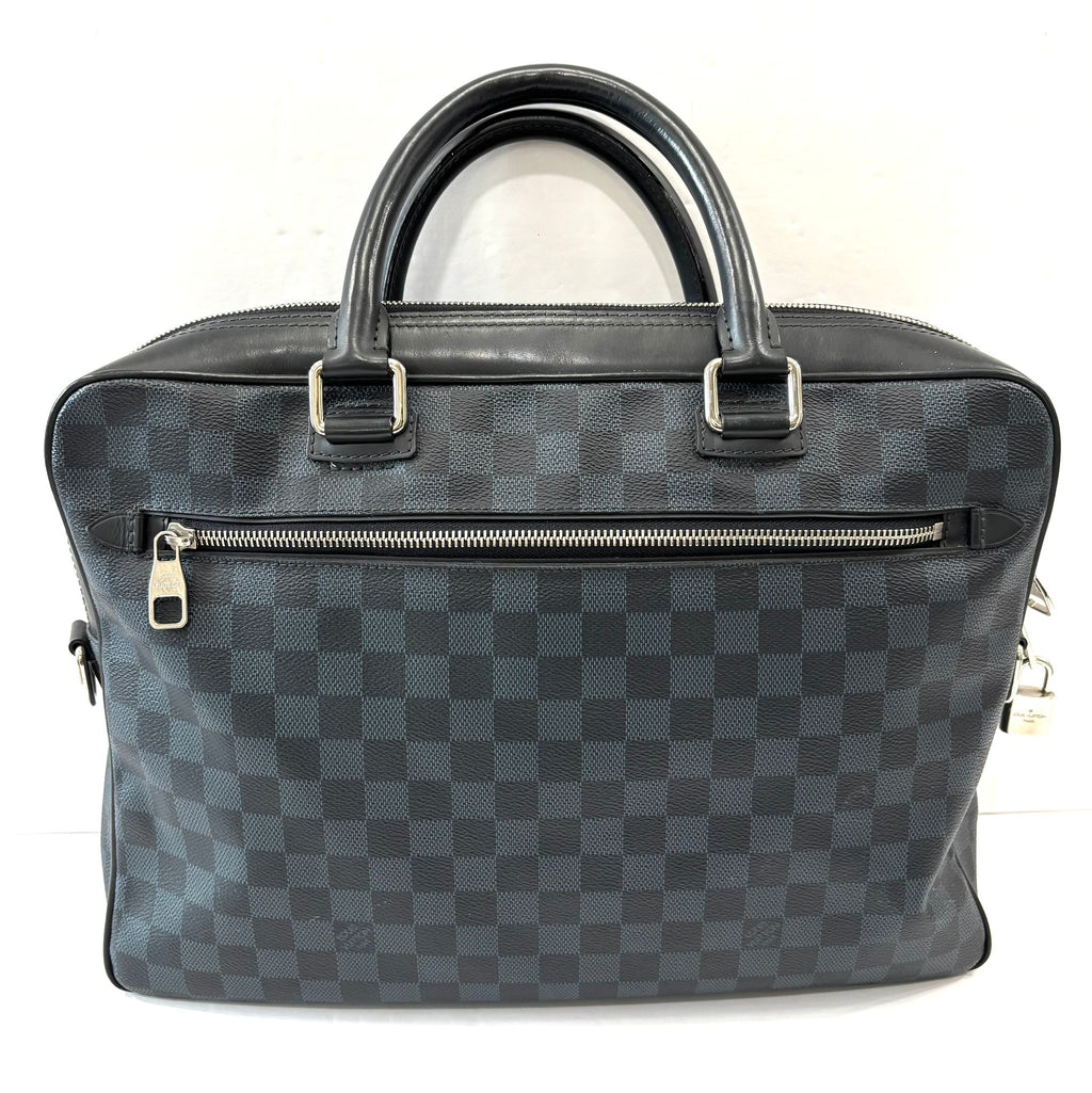 LOUIS VUITTON DAMIER COBALT PORTE-DOCUMENT BAG