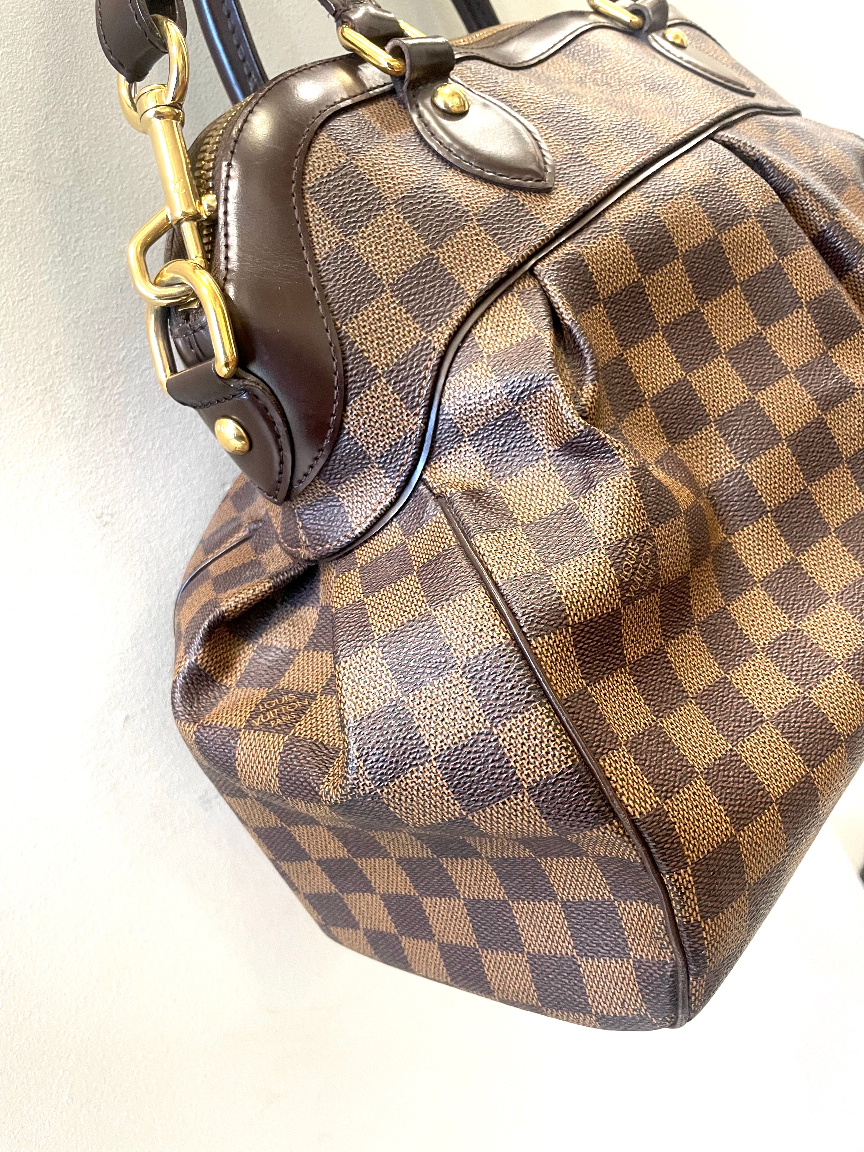 LOUIS VUITTON DAMIER EBENE TREVI GM BAG