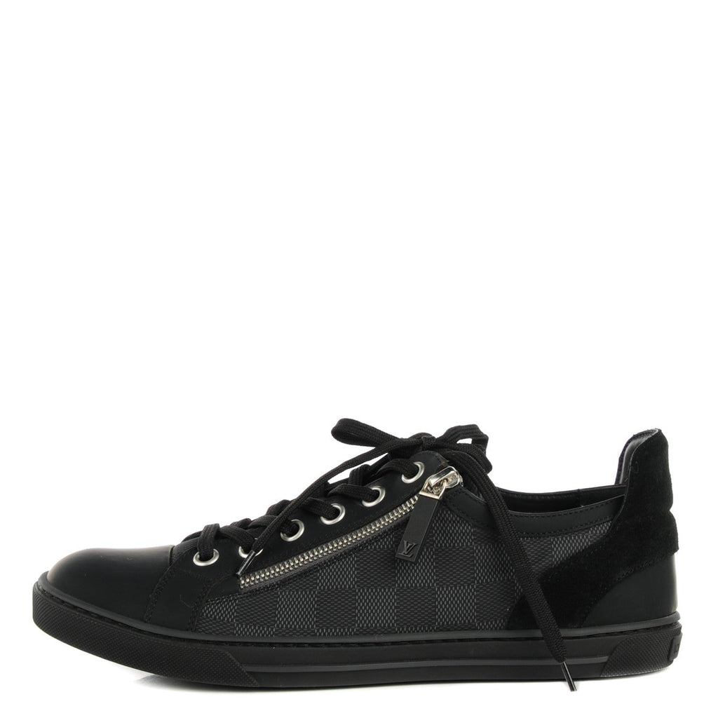 LOUIS VUITTON DAMIER GRAPHITE AVENTURE ZIP UP SNEAKERS