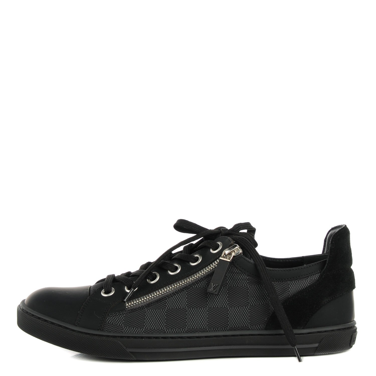 LOUIS VUITTON DAMIER GRAPHITE AVENTURE ZIP UP SNEAKERS