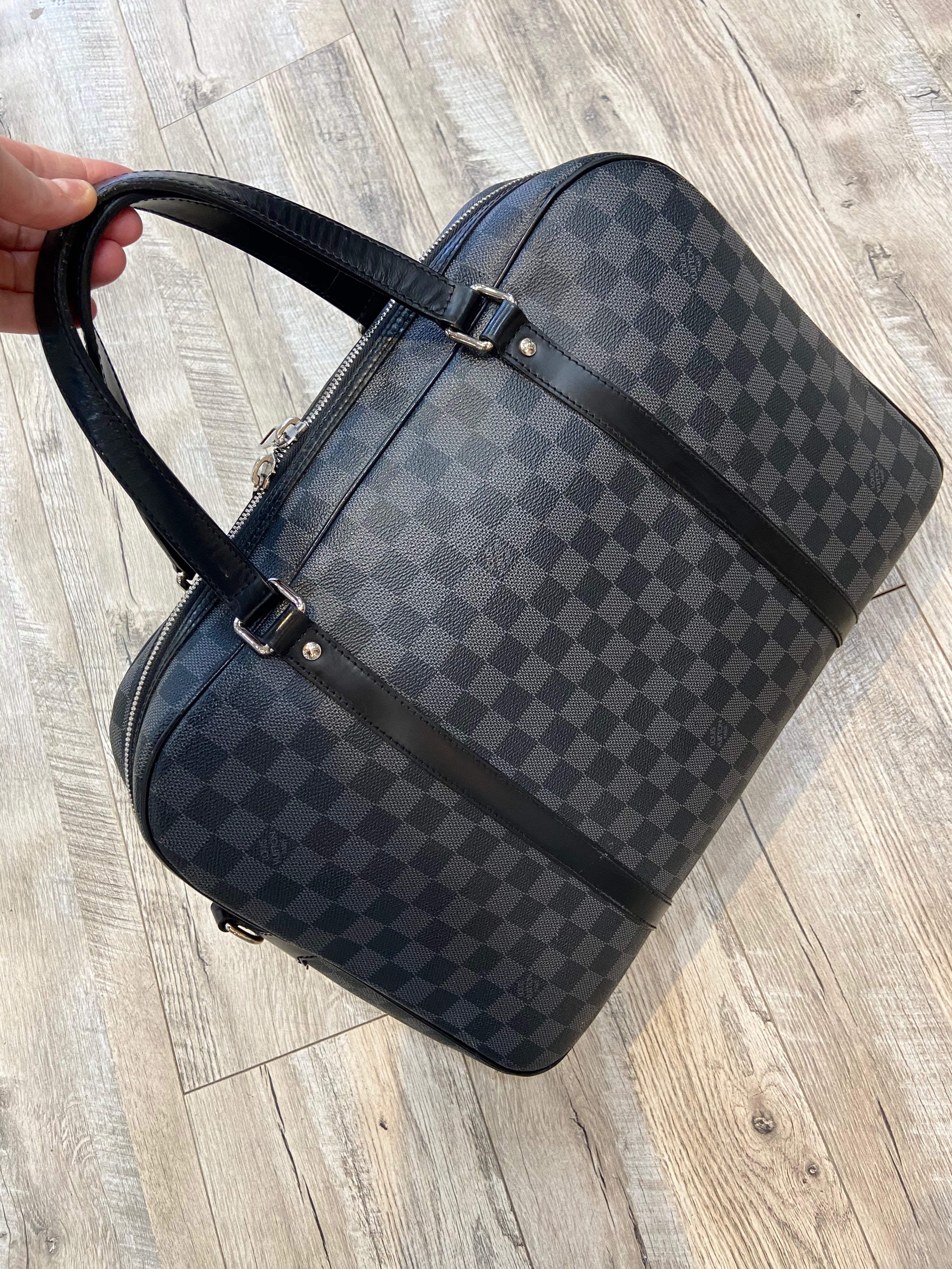 LOUIS VUITTON DAMIER GRAPHITE JORN HANDBAG