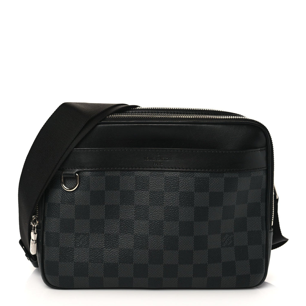 LOUIS VUITTON DAMIER GRAPHITE TROCADERO PM MESSENGER BAG