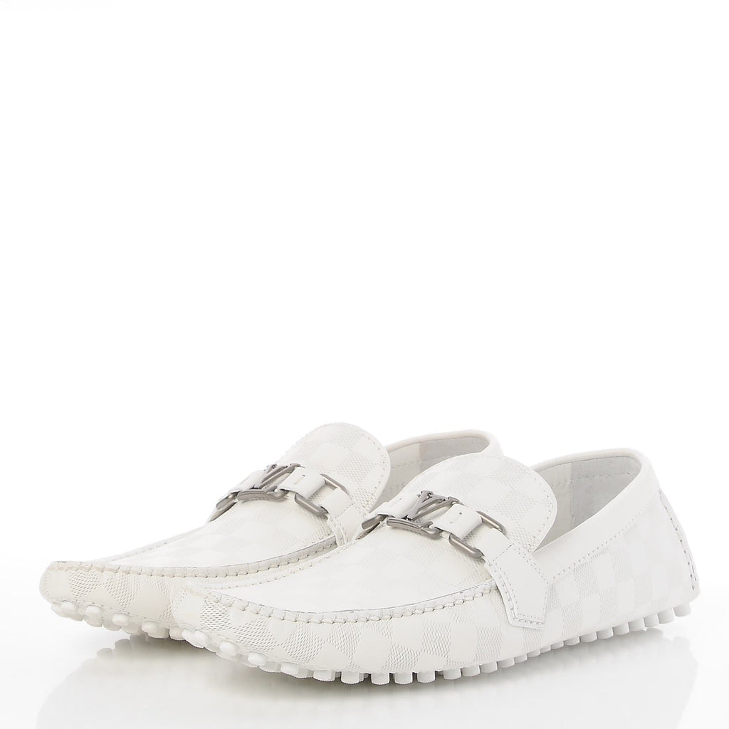 LOUIS VUITTON DAMIER INFINI HOCKENHEIM LOAFERS MOCCASIN