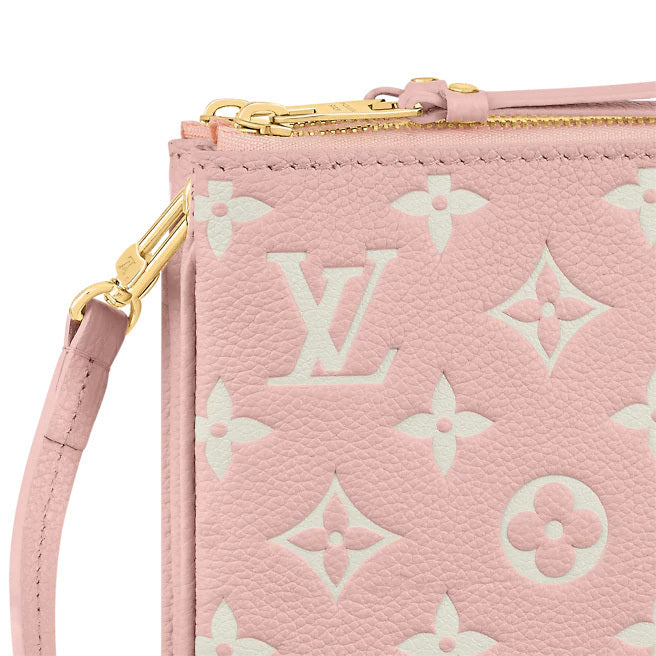LOUIS VUITTON MONOGRAM DOUBLE ZIP POCHETTE