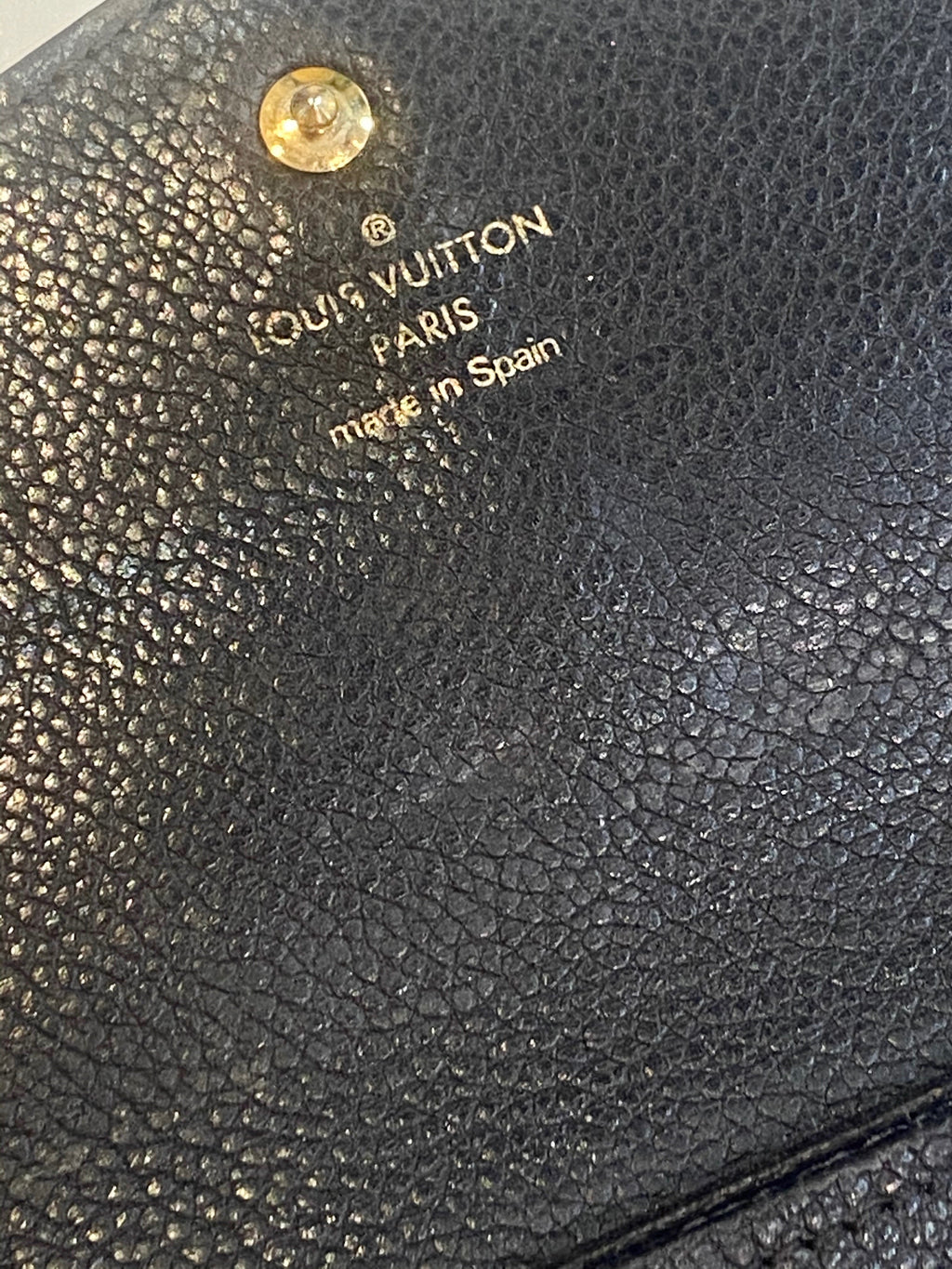 LOUIS VUITTON EMPREINTE LEATHER MONOGRAM SARAH WALLET-HS
