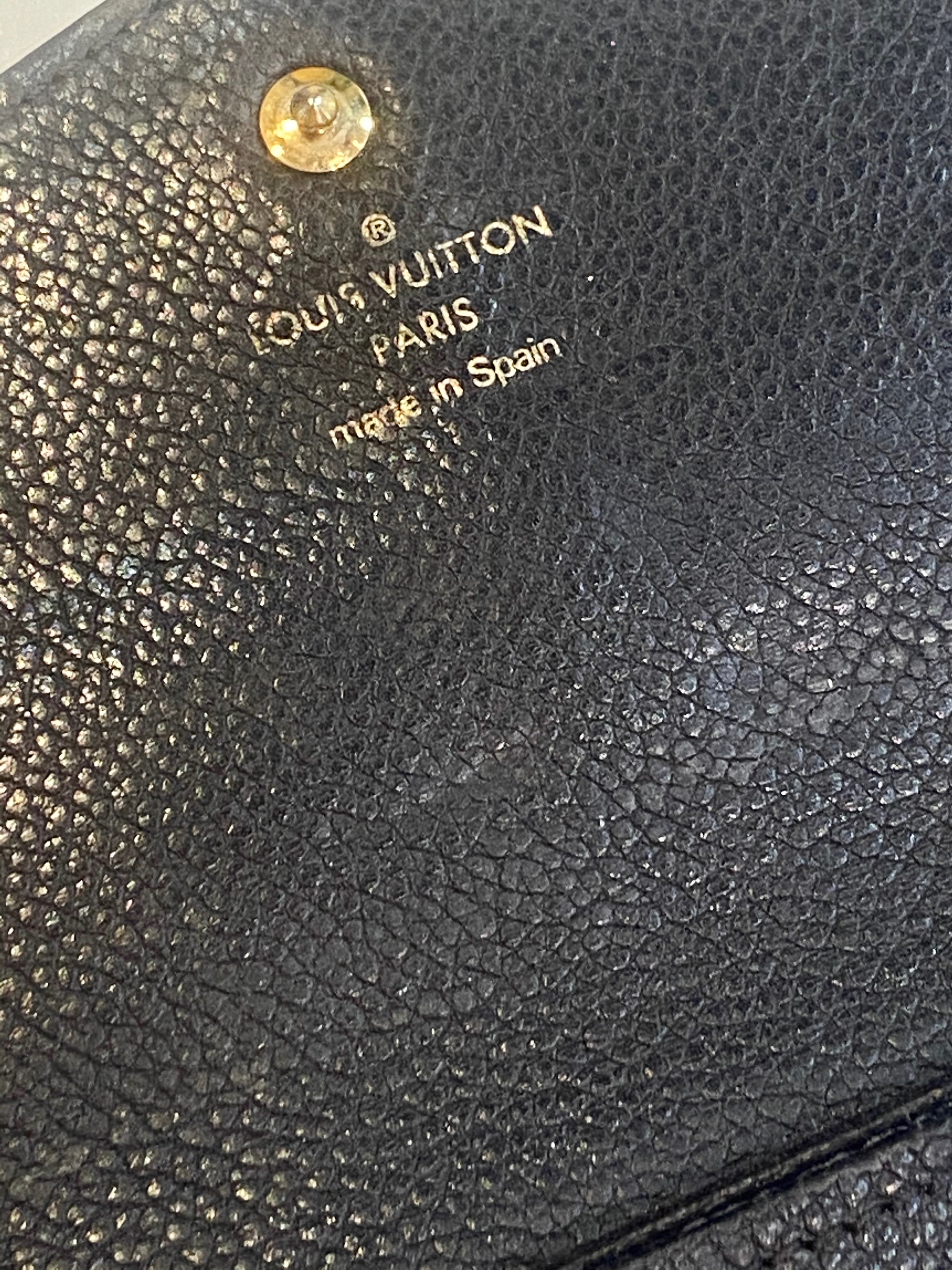 LOUIS VUITTON EMPREINTE LEATHER MONOGRAM SARAH WALLET-HS