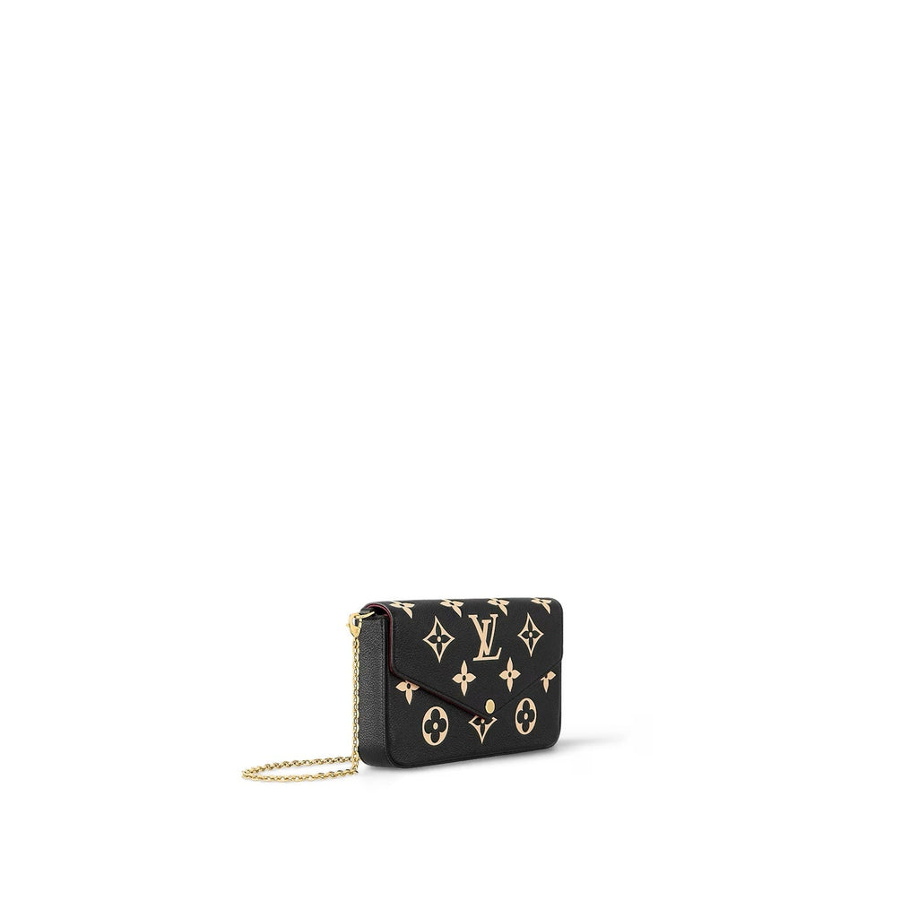 LOUIS VUITTON MONOGRAM EMPREINTE FÉLICIE LEATHER POCHETTE