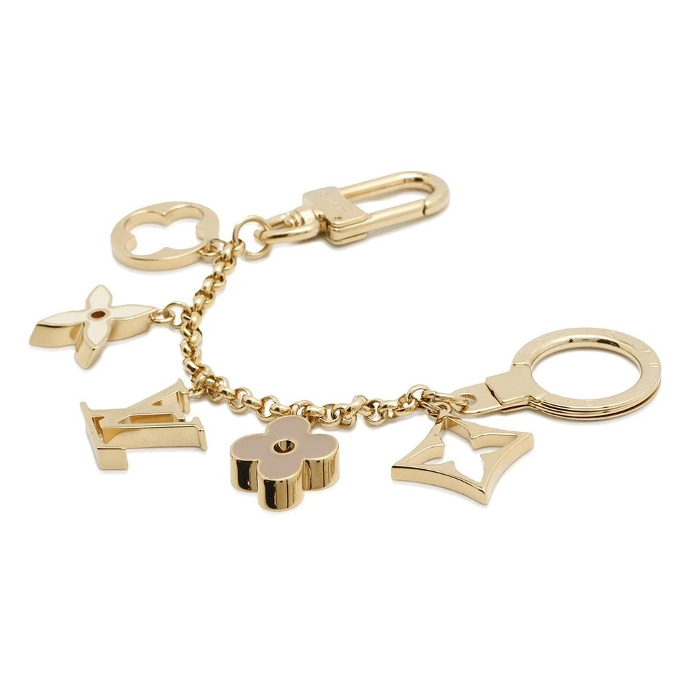 LOUIS VUITTON FLEUR DE MONOGRAM BAG CHARM