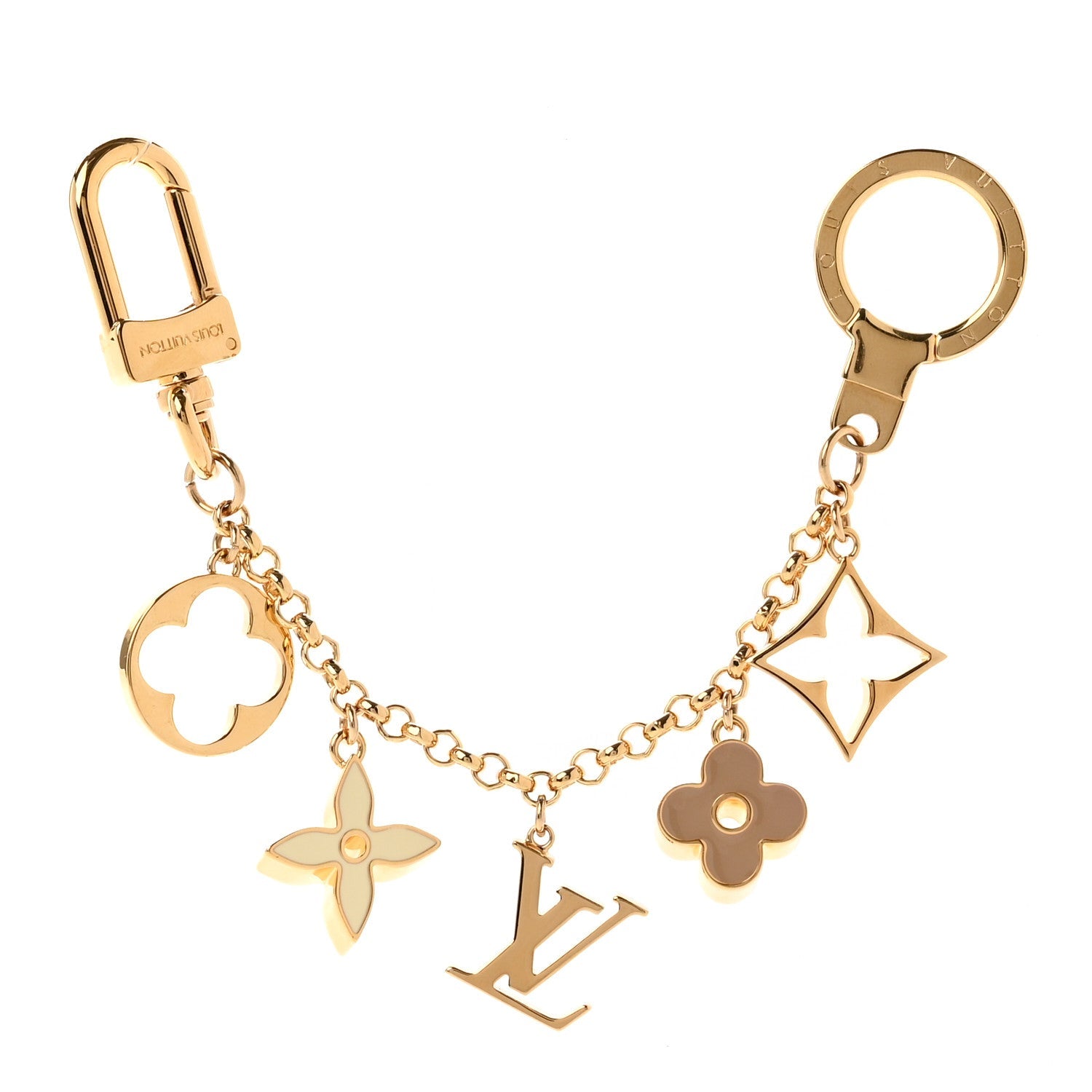 LOUIS VUITTON FLEUR DE MONOGRAM BAG CHARM