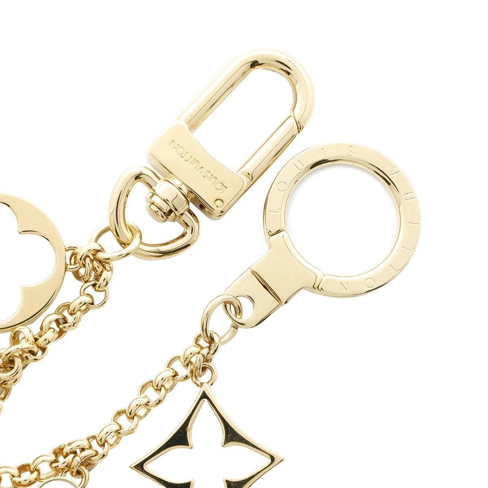 LOUIS VUITTON FLEUR DE MONOGRAM BAG CHARM