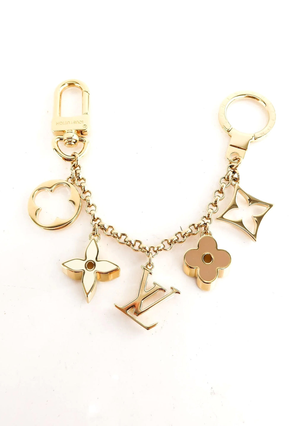 LOUIS VUITTON FLEUR DE MONOGRAM BAG CHARM