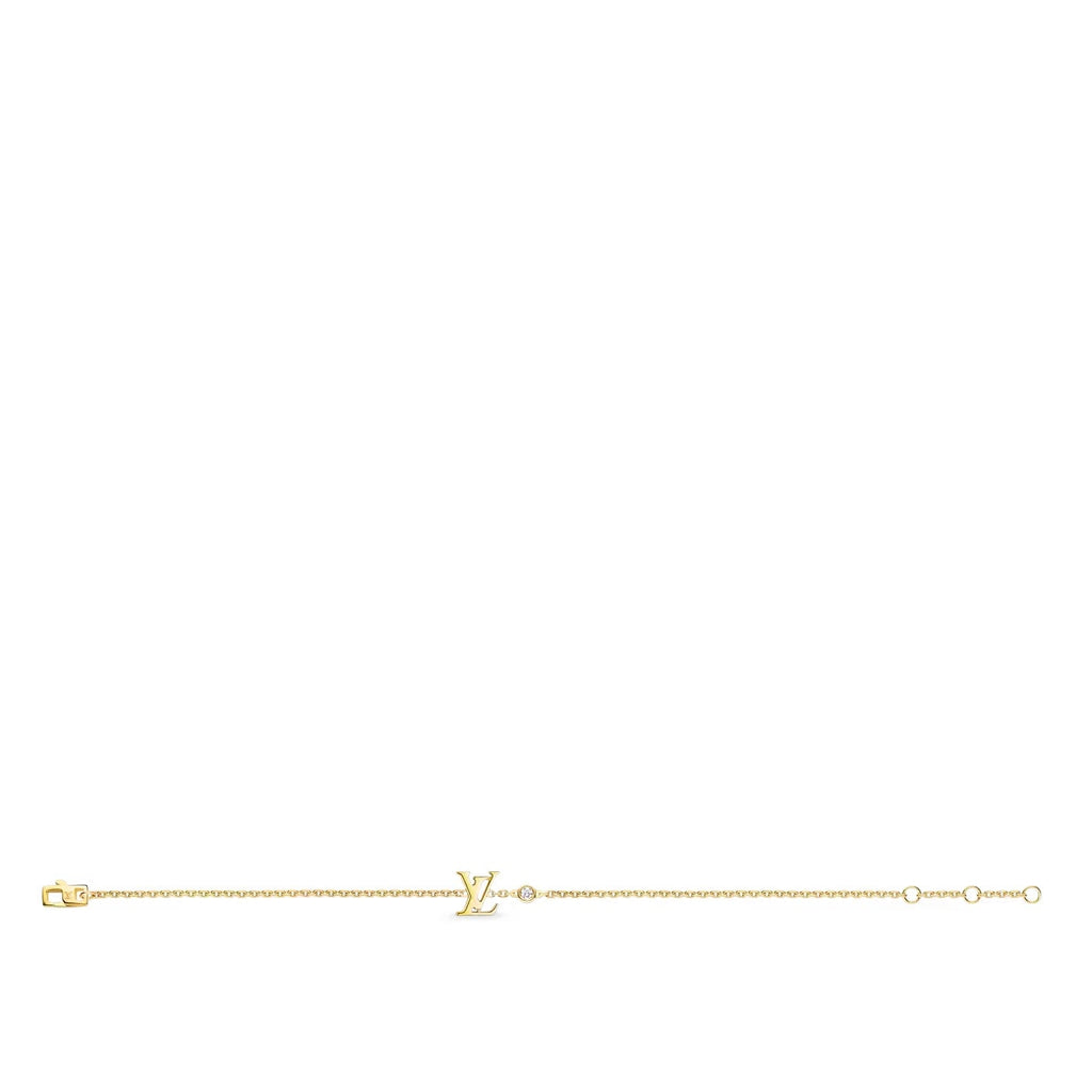 LOUIS VUITTON IDYLLE BLOSSOM LV DIAMOND 18K GOLD BRACELET