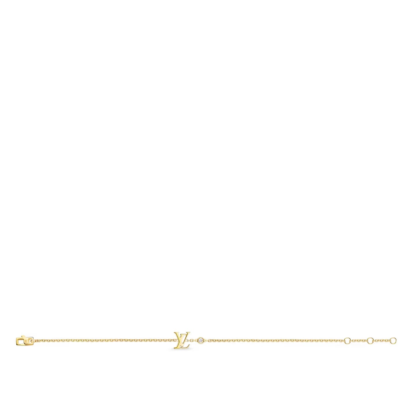 LOUIS VUITTON IDYLLE BLOSSOM LV DIAMOND 18K GOLD BRACELET