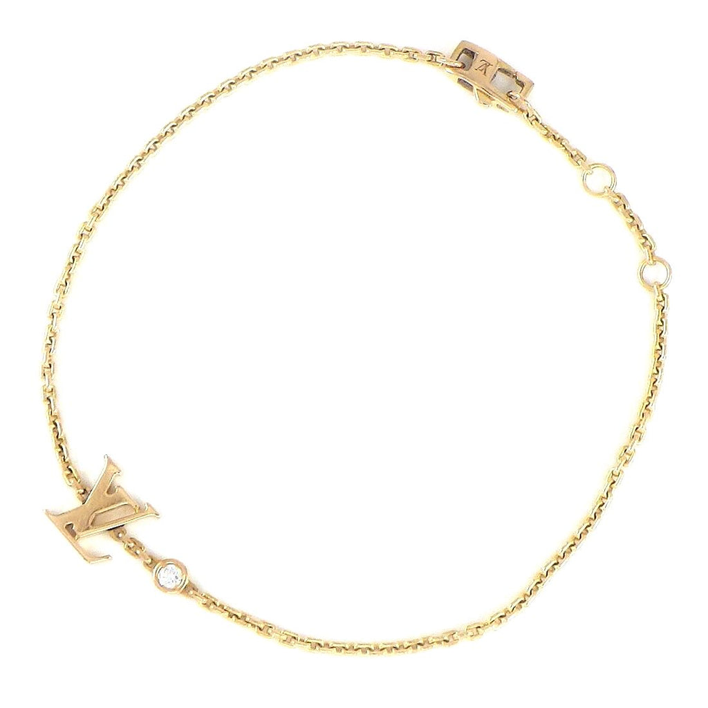 LOUIS VUITTON IDYLLE BLOSSOM LV DIAMOND 18K GOLD BRACELET
