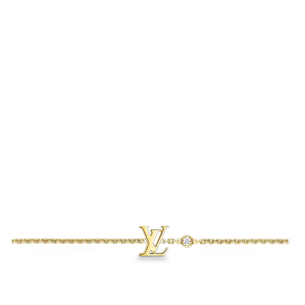 LOUIS VUITTON IDYLLE BLOSSOM LV DIAMOND 18K GOLD BRACELET