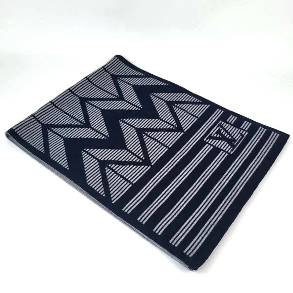 LOUIS VUITTON KARAKOSTRIP WOOL CASHMERE LV SCARF