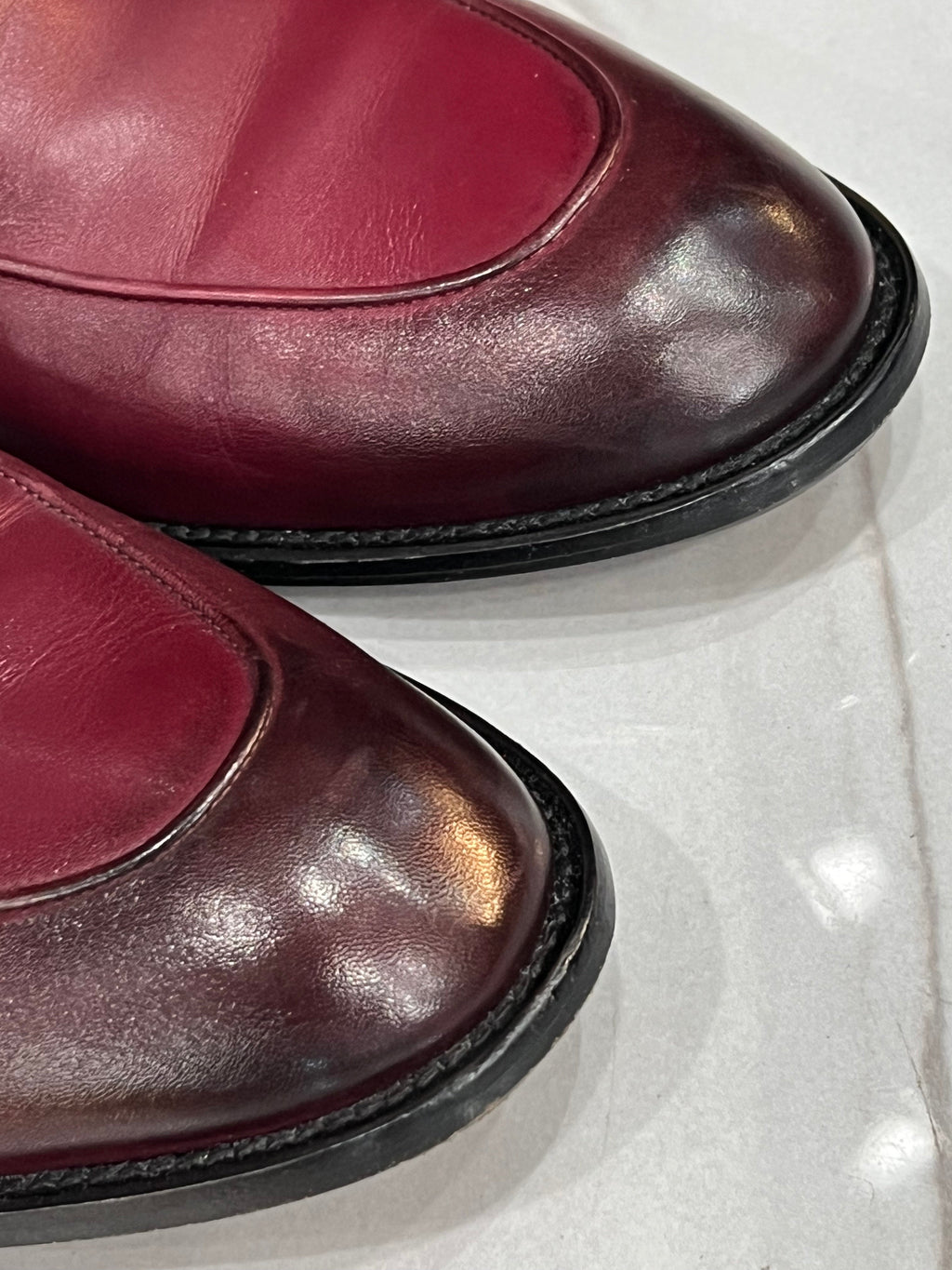 LOUIS VUITTON CALFSKIN LEATHER LOAFERS