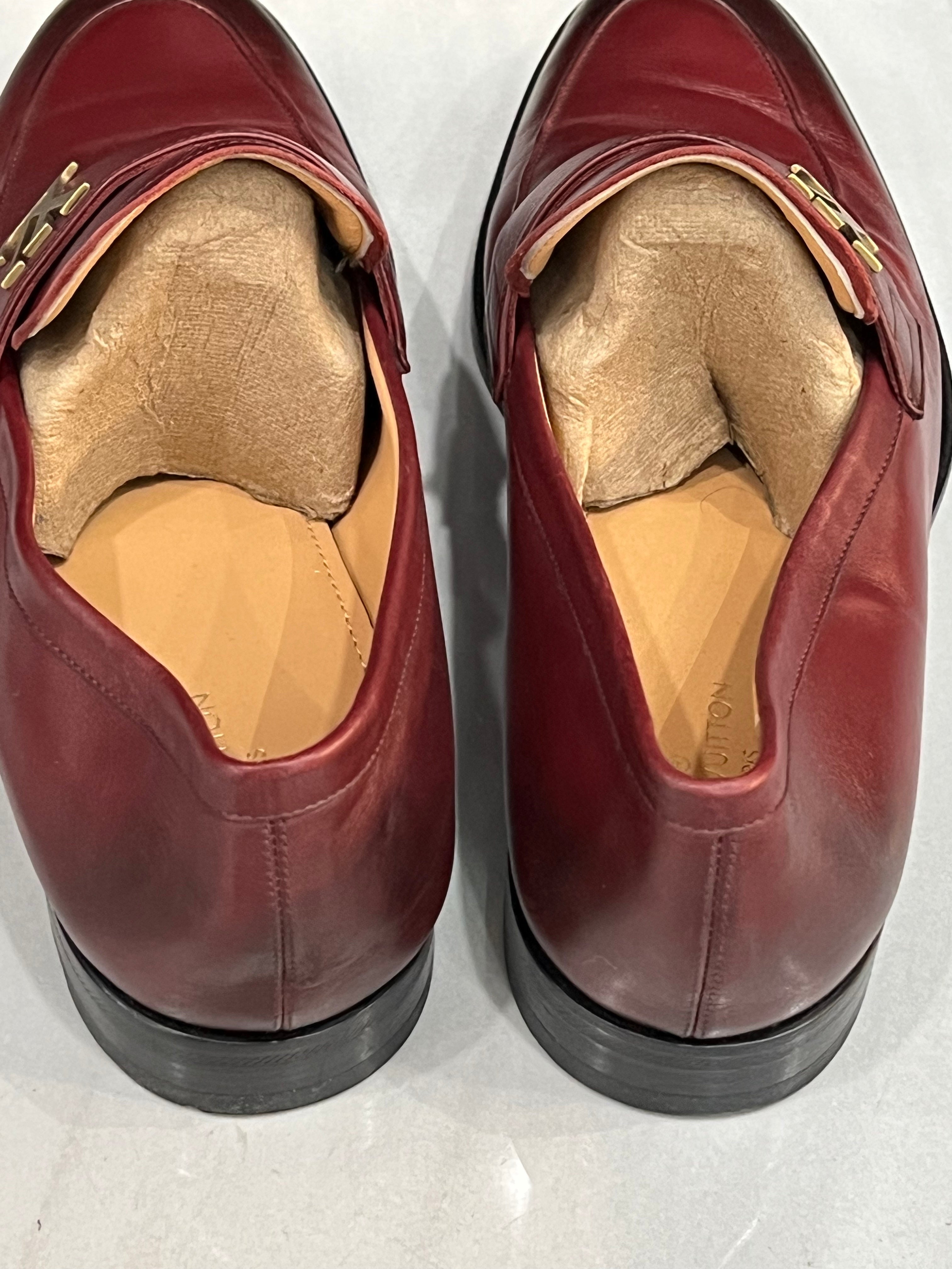 LOUIS VUITTON CALFSKIN LEATHER LOAFERS