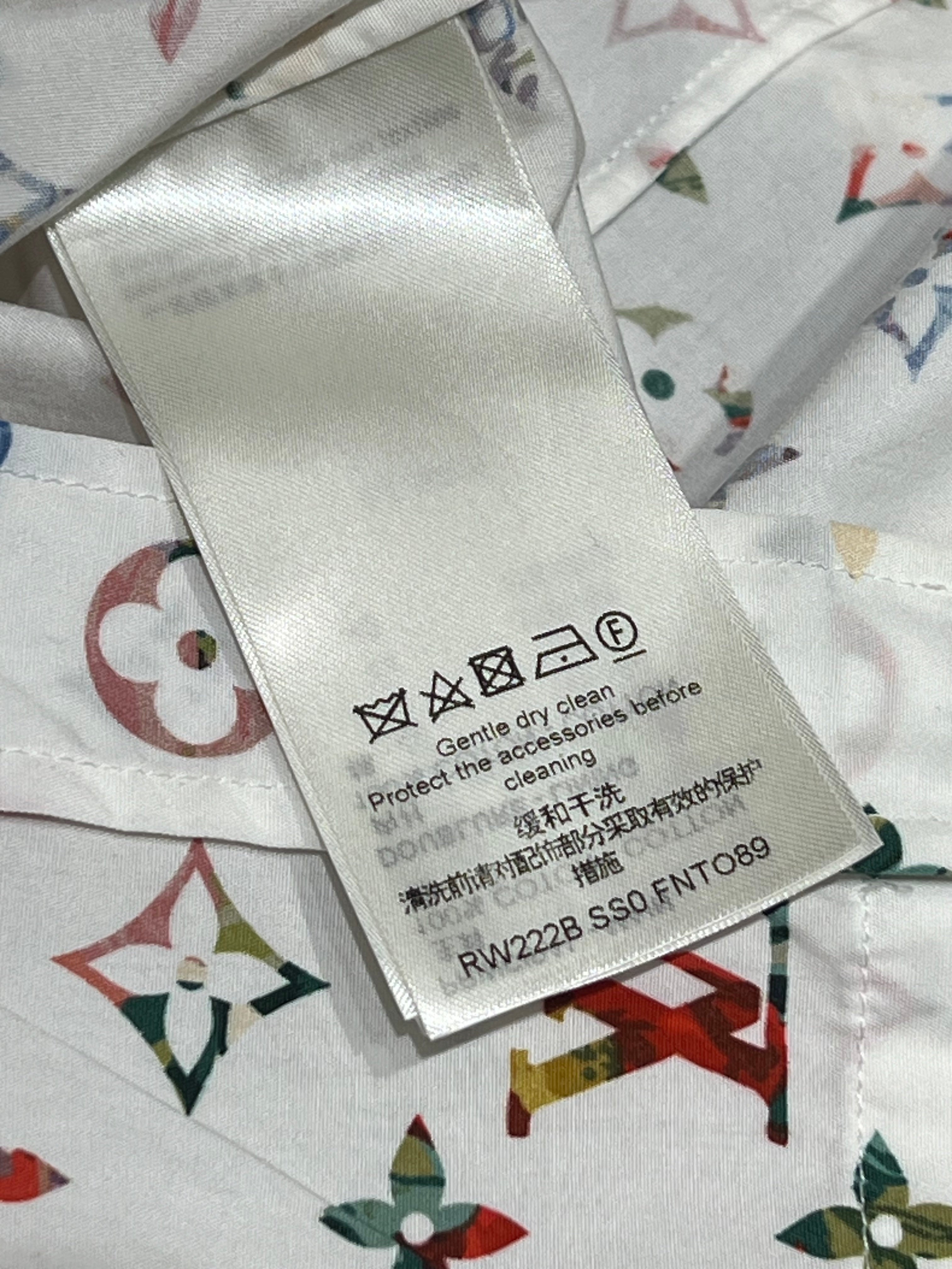 LOUIS VUITTON MULTICOLOR MONOGRAM BLOUSE WITH SCARF