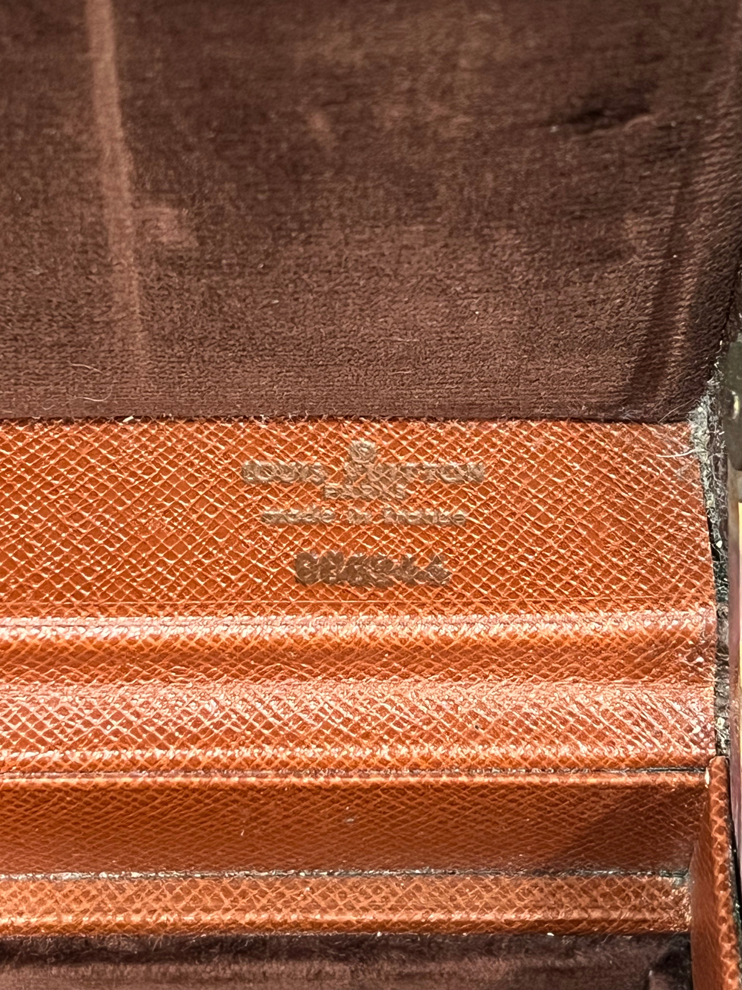 LOUIS VUITTON MONOGRAM BOITE BIJOUX 34 JEWELRY CASE HARD TRUNK