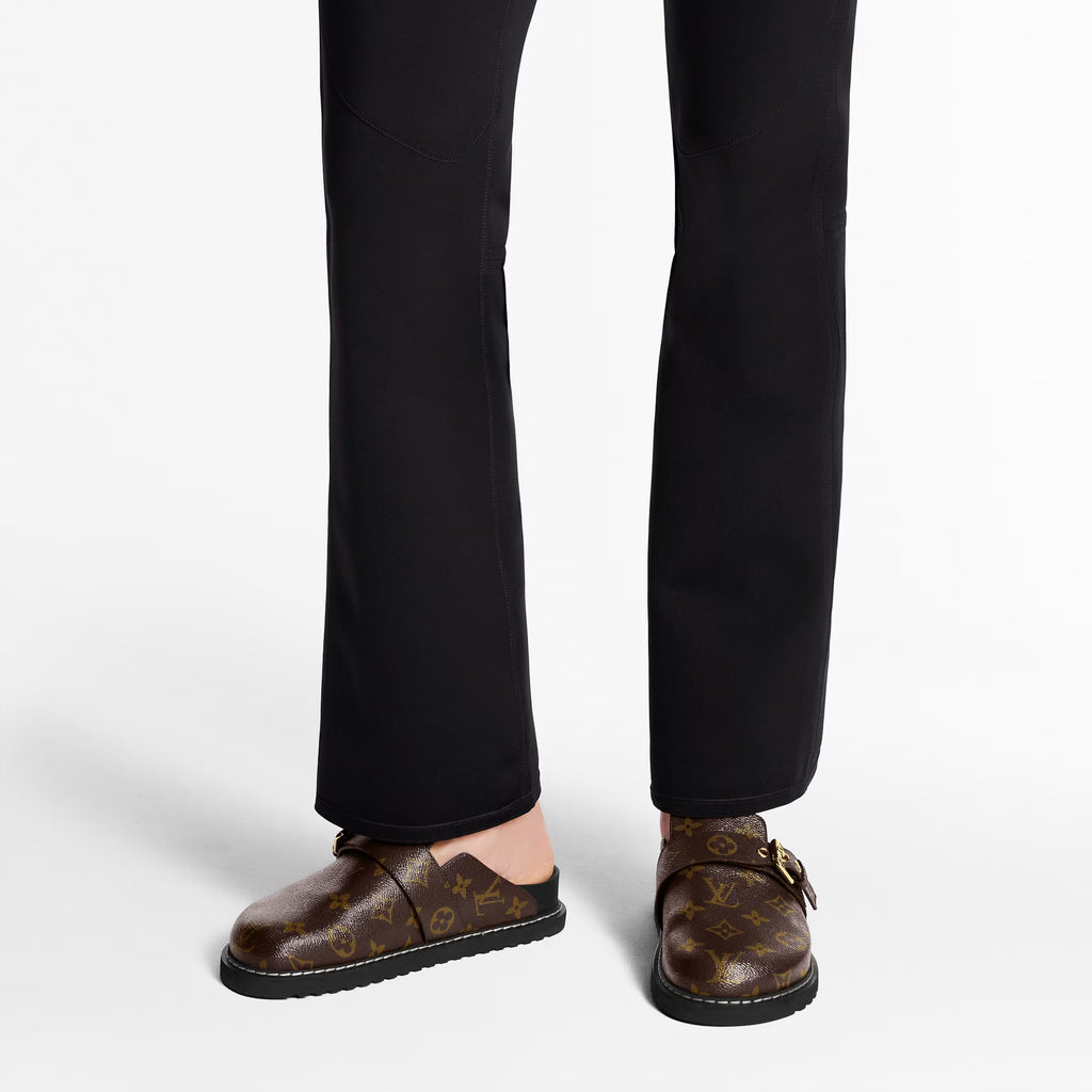 LOUIS VUITTON MONOGRAM COSY FLAT COMFORT MULES