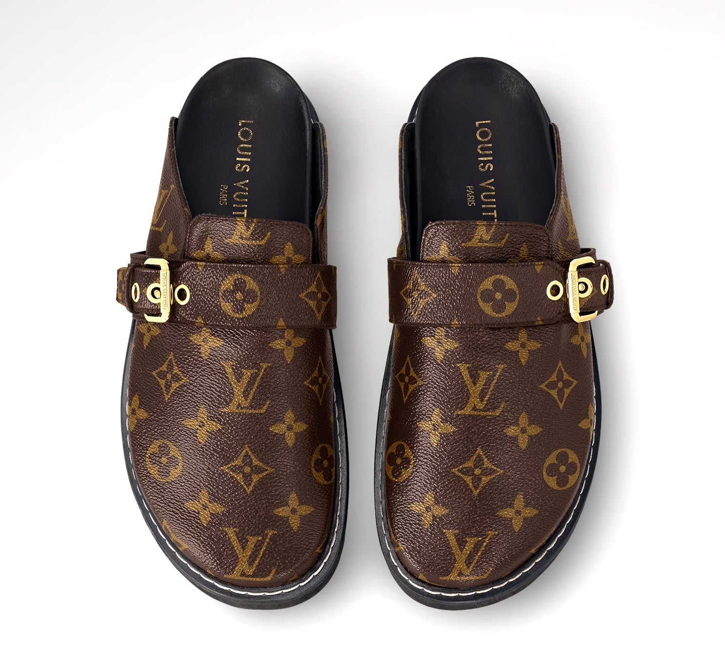 LOUIS VUITTON MONOGRAM COSY FLAT COMFORT MULES
