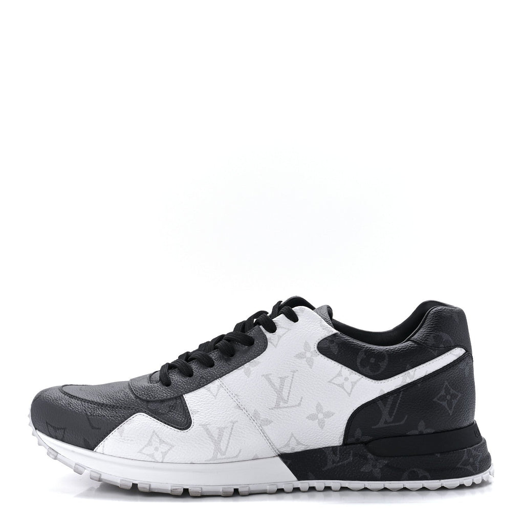LOUIS VUITTON MONOGRAM ECLIPS ICE REVERSE RUN AWAY SNEAKERS