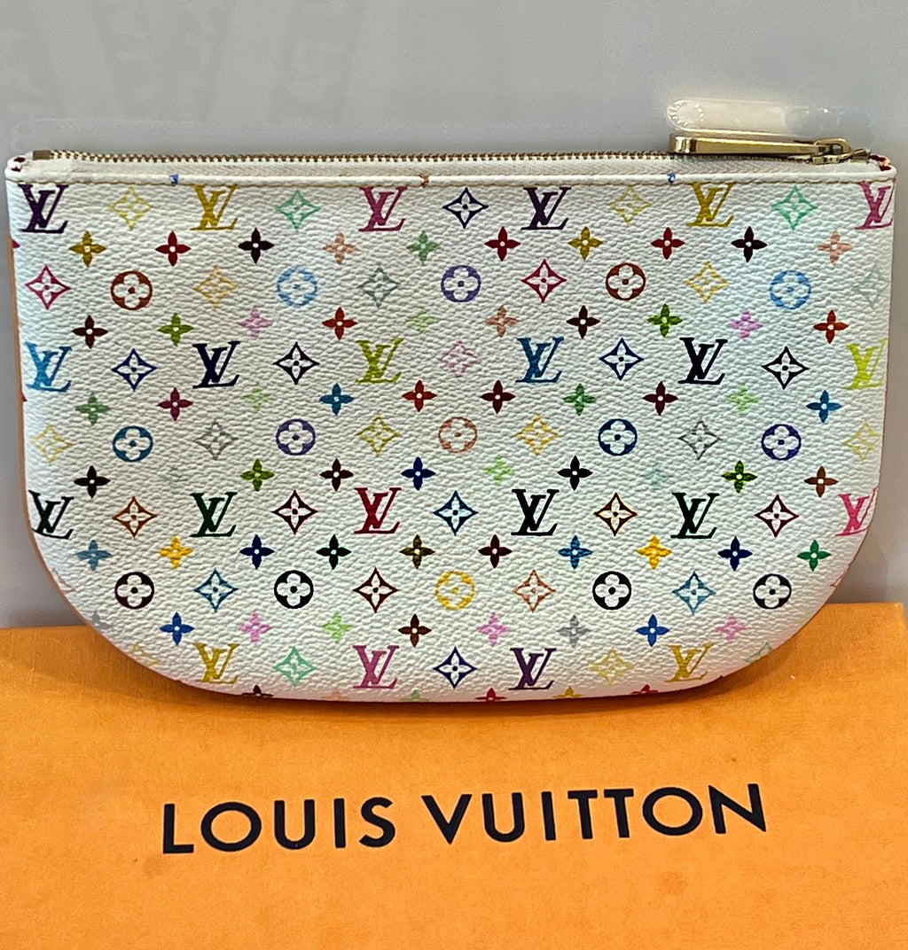 LOUIS VUITTON MULTICOLOR MONOGRAM POCHETTE PLATE GM