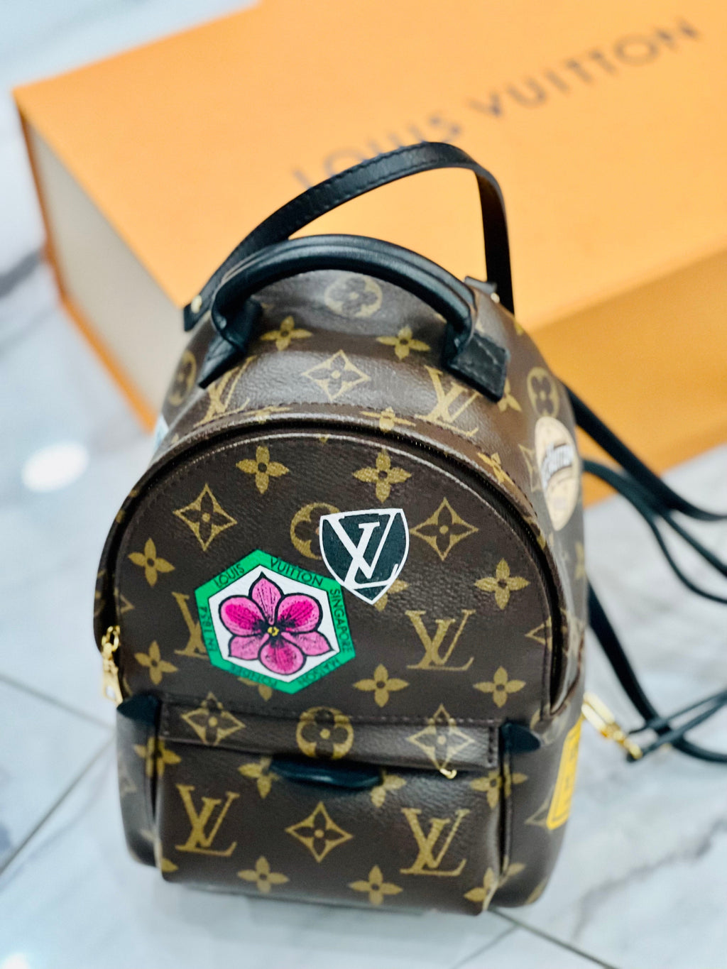 LOUIS VUITTON MONOGRAM MY WORLD TOUR PALM SPRINGS BACKPACK MINI