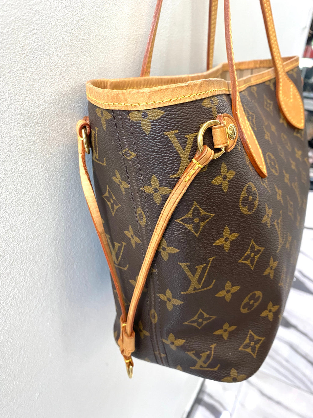 LOUIS VUITTON MONOGRAM NEVERFULL PM TOTE BAG