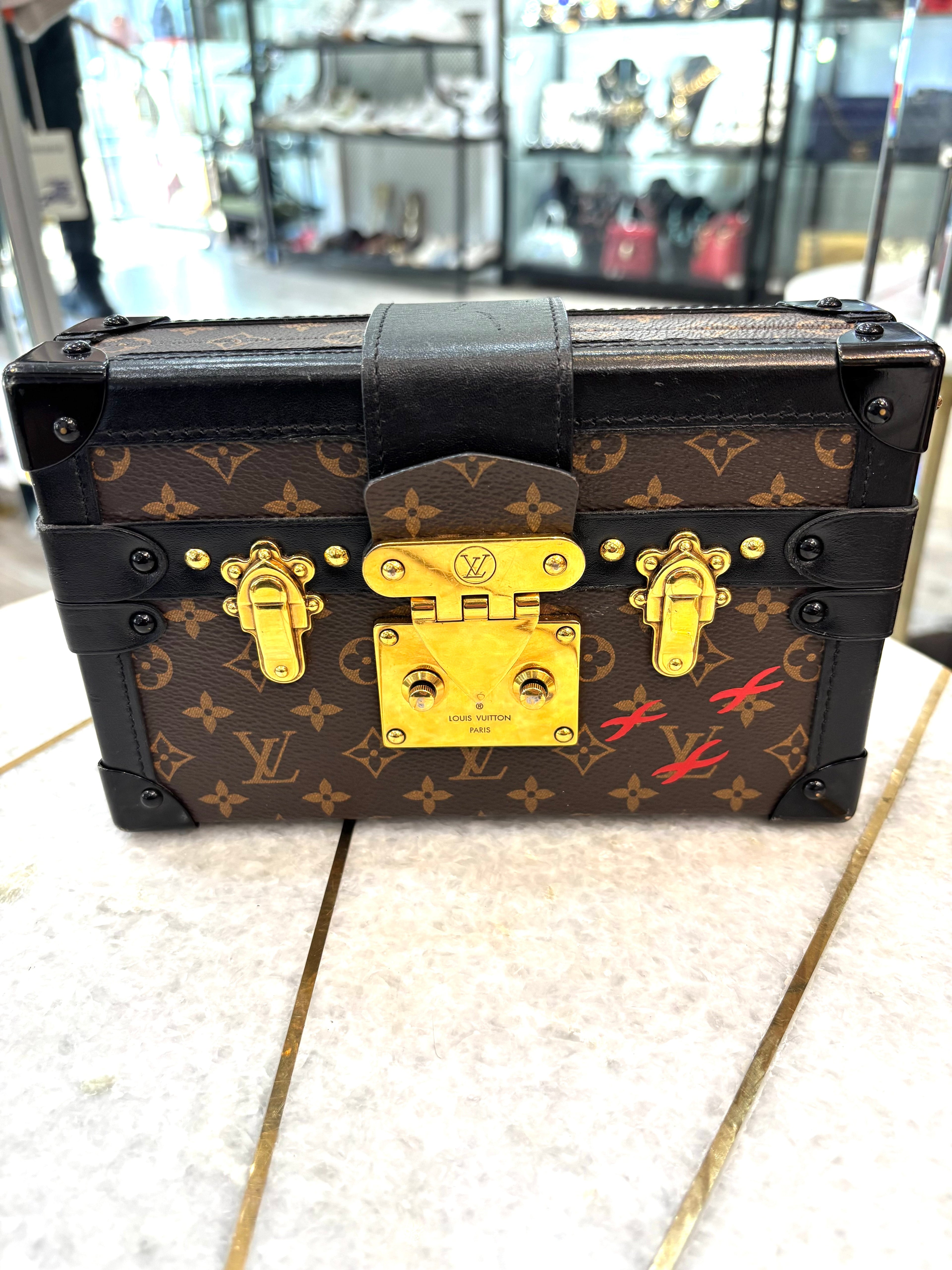 LOUIS VUITTON MONOGRAM PETITE MALLE CROSSBODY BAG