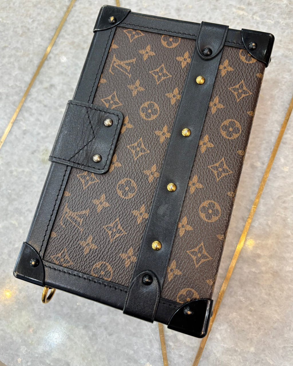 LOUIS VUITTON MONOGRAM PETITE MALLE CROSSBODY BAG