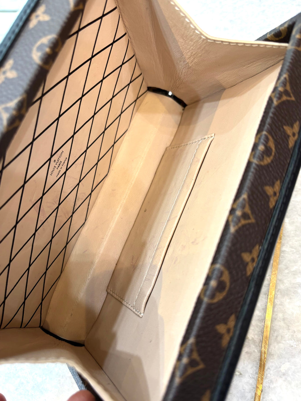 LOUIS VUITTON MONOGRAM PETITE MALLE CROSSBODY BAG