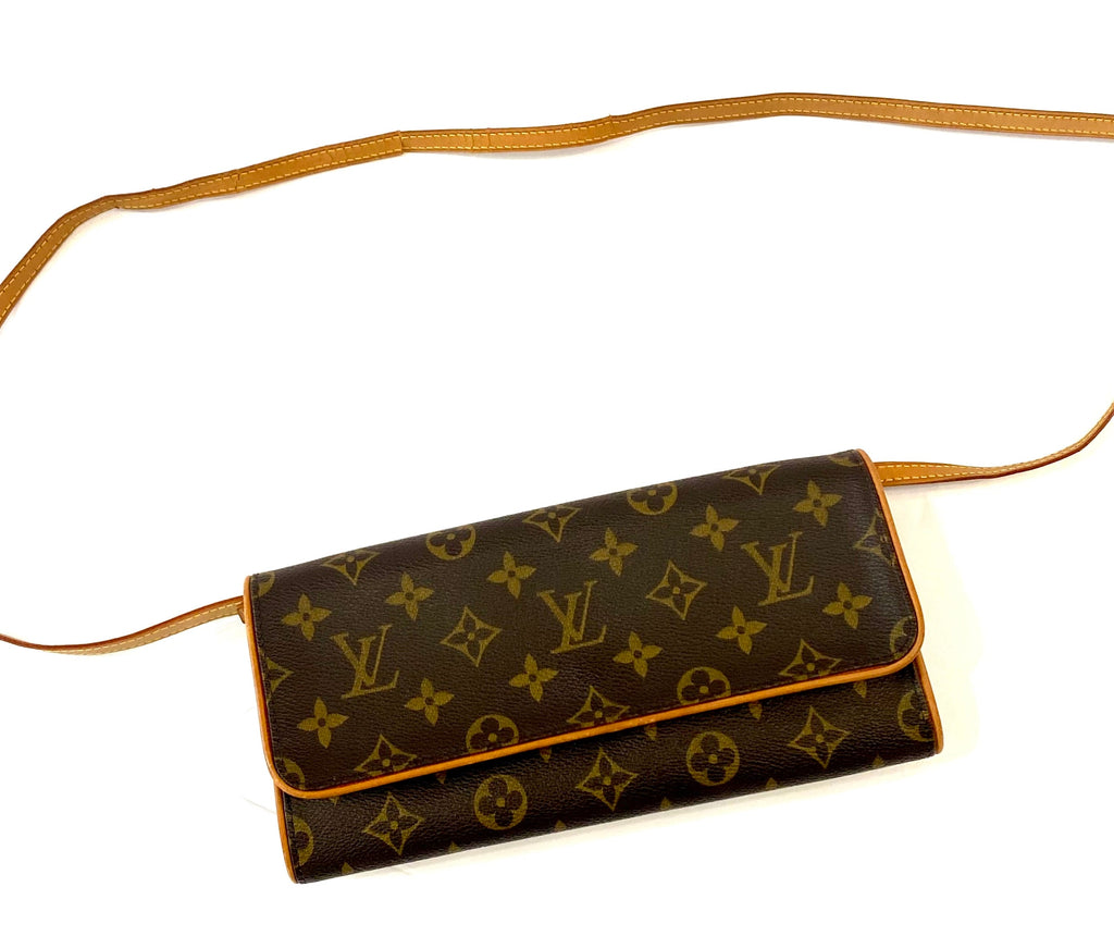 LOUIS VUITTON MONOGRAM TWIN POCHETTE PM CROSSBODY