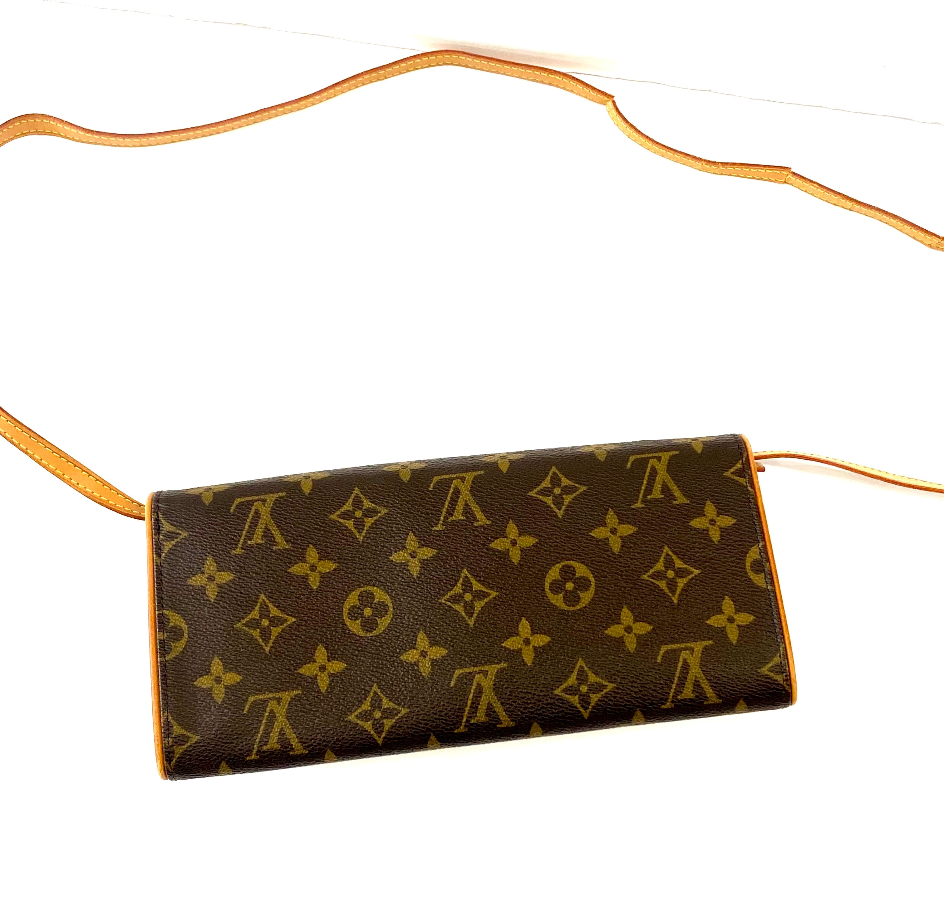 LOUIS VUITTON MONOGRAM TWIN POCHETTE PM CROSSBODY