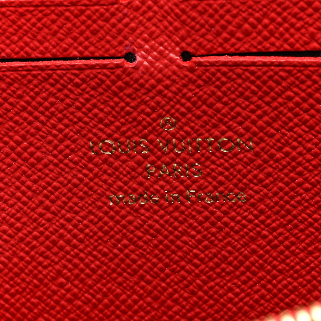 LOUIS VUITTON MONOGRAM RETIRO ZIPPY WALLET IN CHERRY