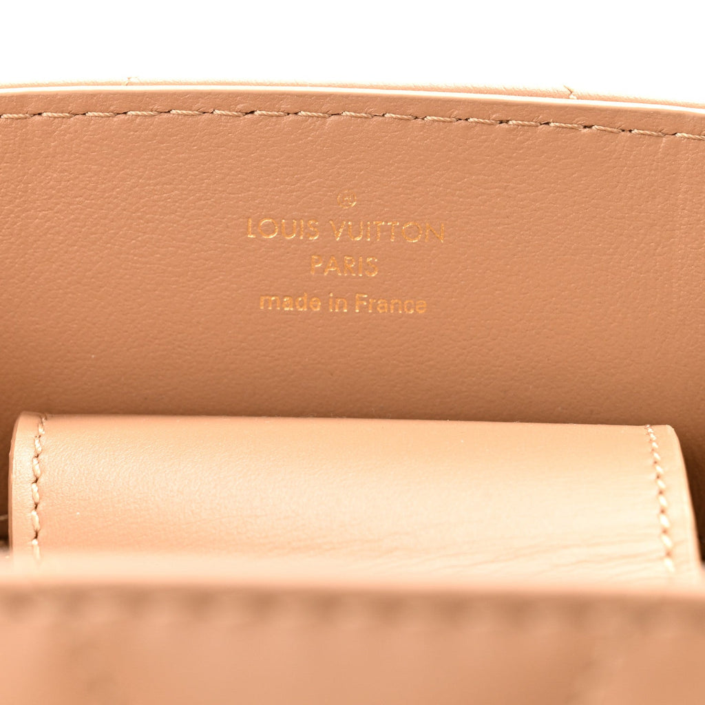 LOUIS VUITTON NEW WAVE CALFSKIN LEATHER CHAIN TOTE BAG