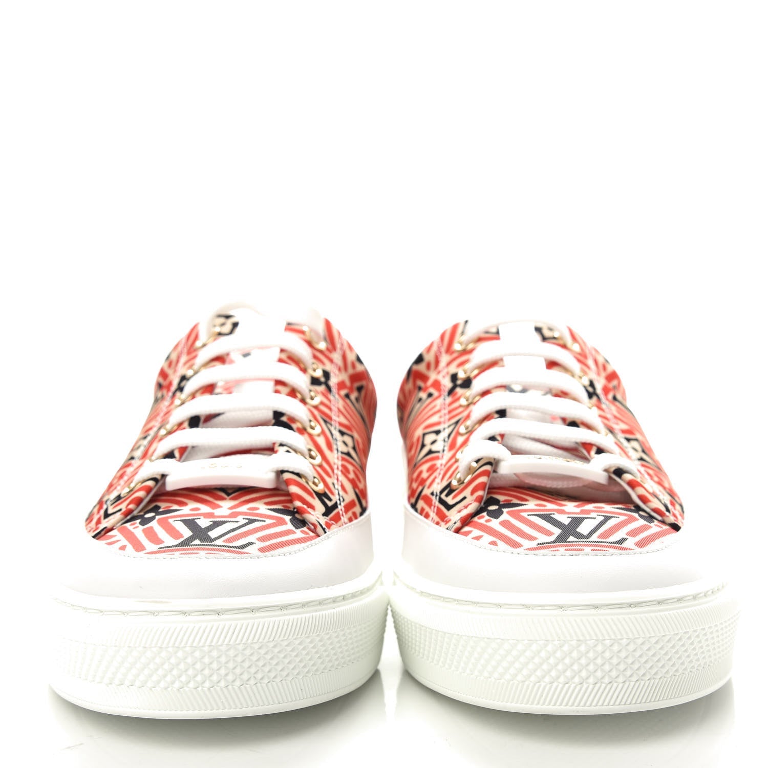 LOUIS VUITTON NYLON MONOGRAM CRAFTY OPEN BACK SNEAKERS