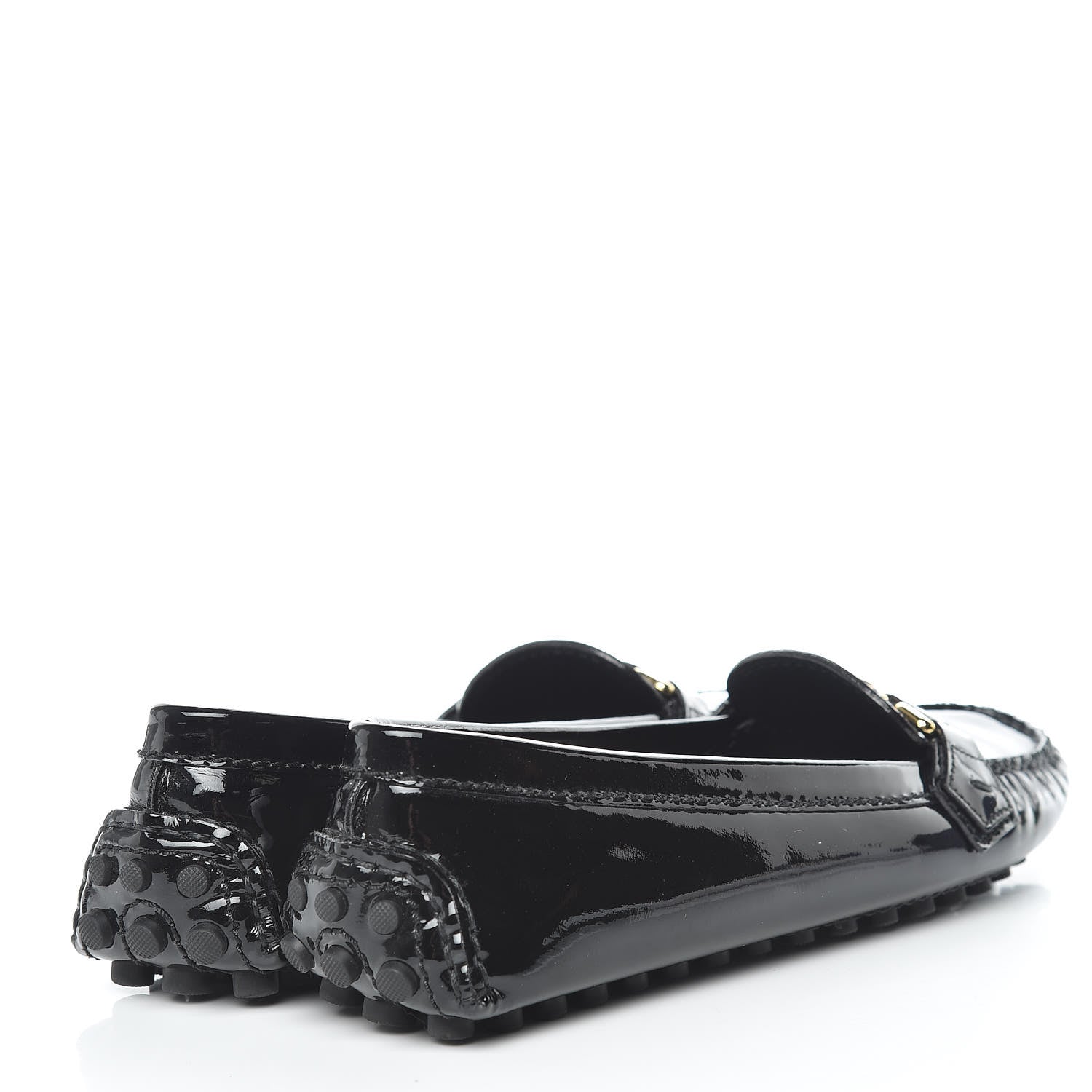 LOUIS VUITTON PATENT LEATHER OXFORD LOAFERS