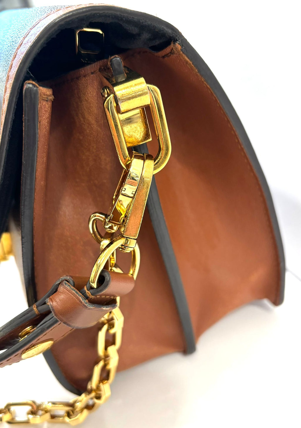 LOUIS VUITTON REVERSE MONOGRAM DAUPHINE MM CROSSBODY