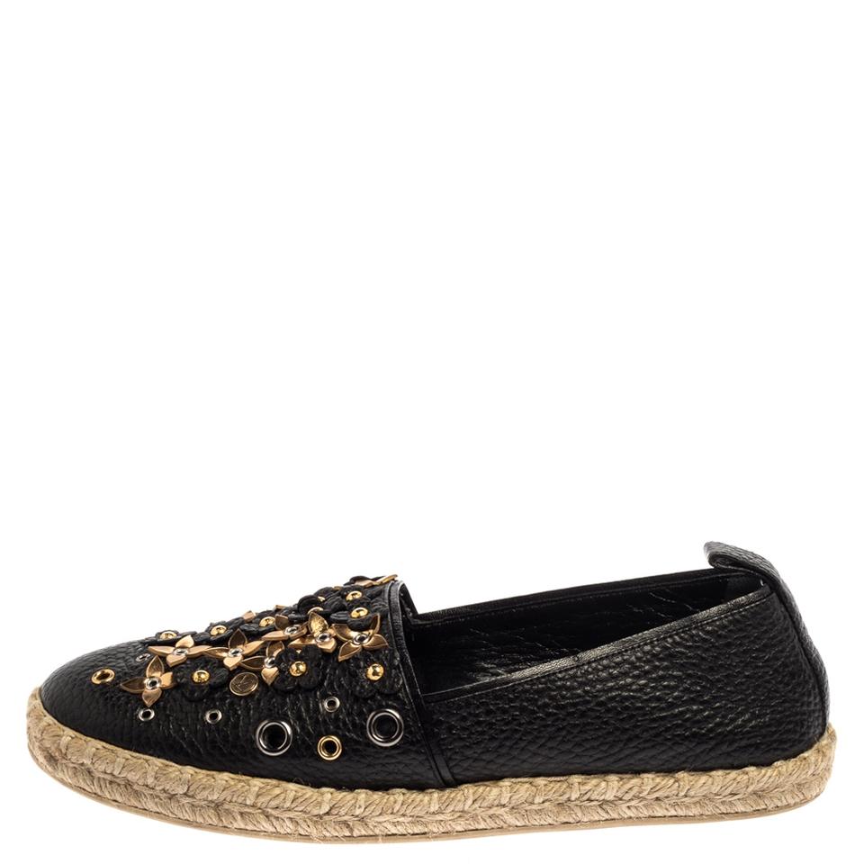 LOUIS VUITTON TROPICAL BLOOM LEATHER ESPADRILLES