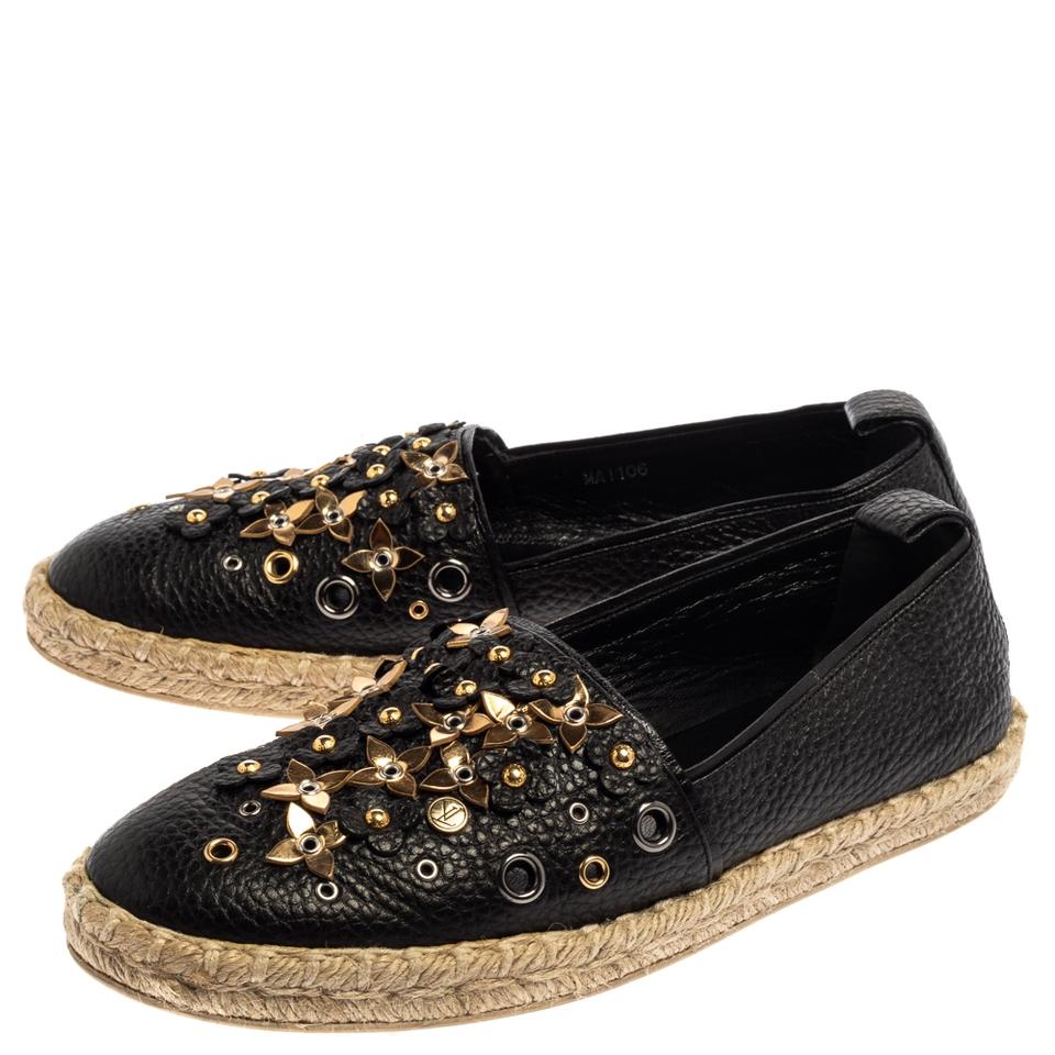 LOUIS VUITTON TROPICAL BLOOM LEATHER ESPADRILLES
