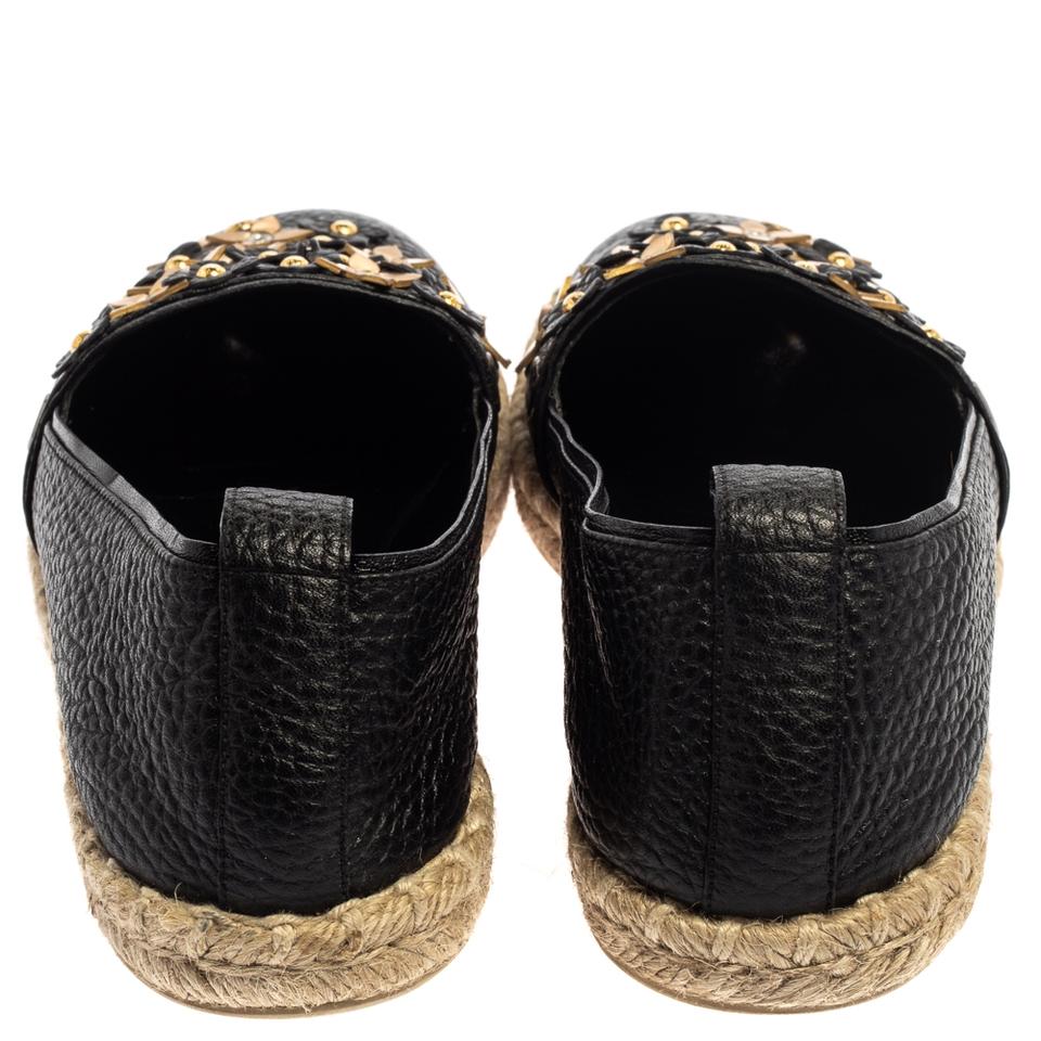LOUIS VUITTON TROPICAL BLOOM LEATHER ESPADRILLES