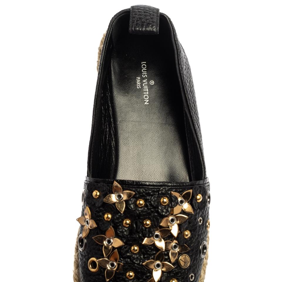 LOUIS VUITTON TROPICAL BLOOM LEATHER ESPADRILLES